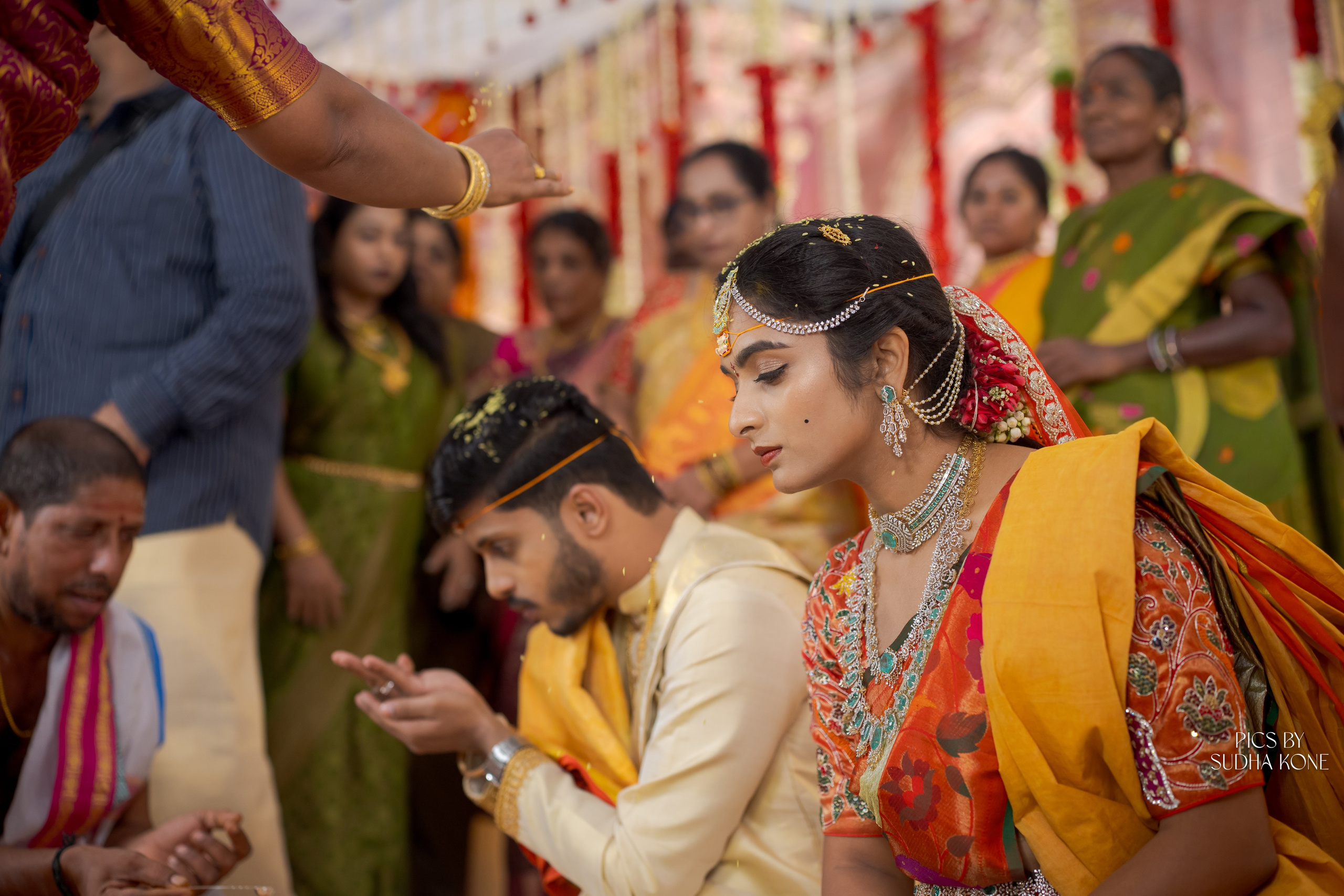 LASYA — NANDU WEDDING PICS. PIC BY SUDHAKONE