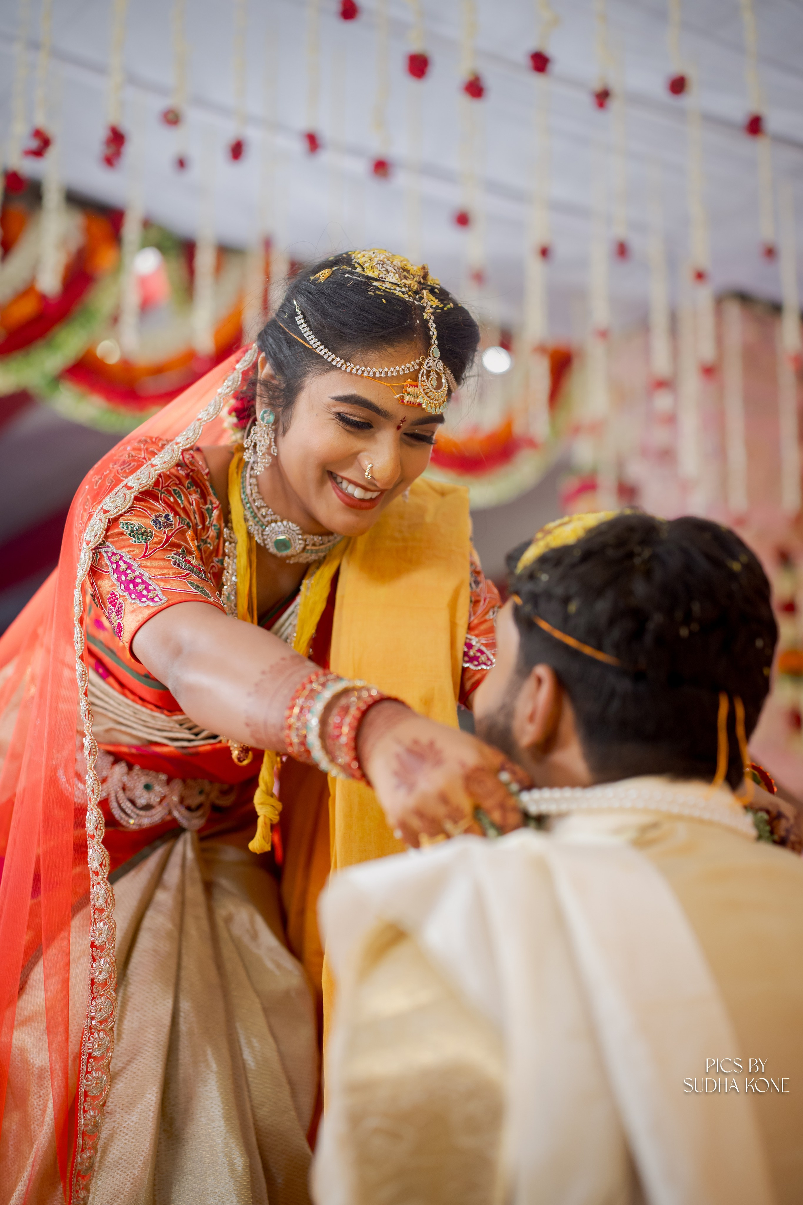 LASYA — NANDU WEDDING PICS. PIC BY SUDHAKONE