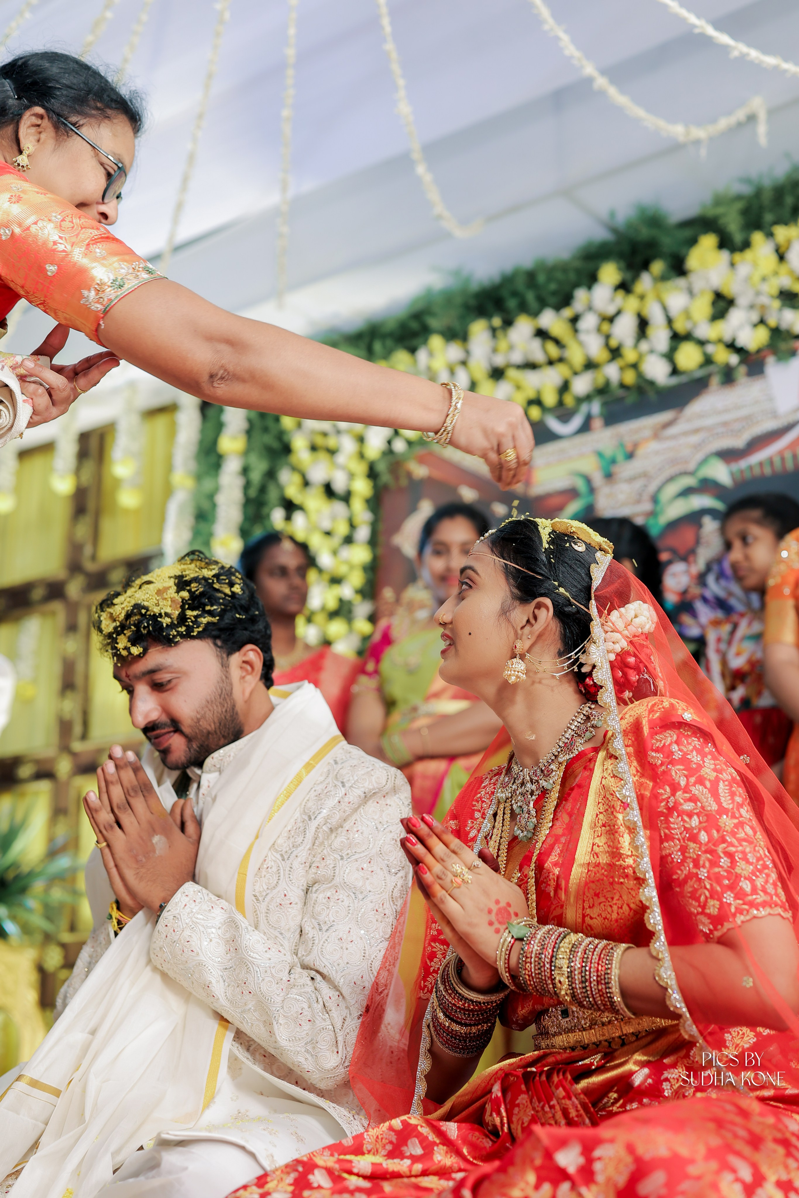 PRAVALIKA-VINEETH. PIC BY SUDHAKONE
