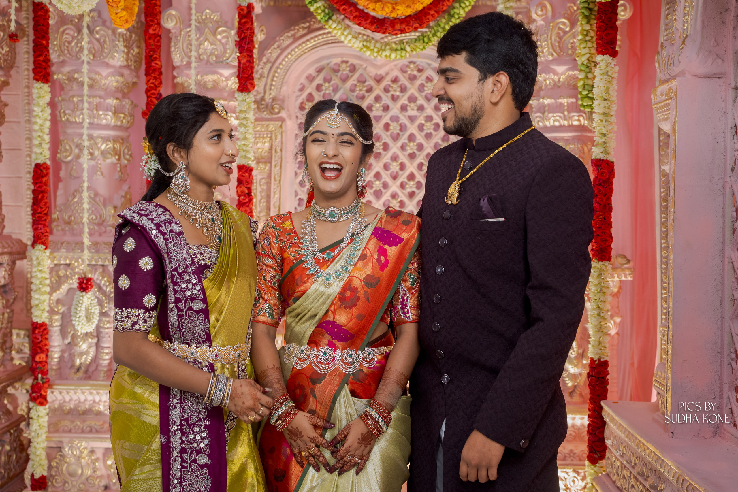 LASYA — NANDU WEDDING PICS. PIC BY SUDHAKONE