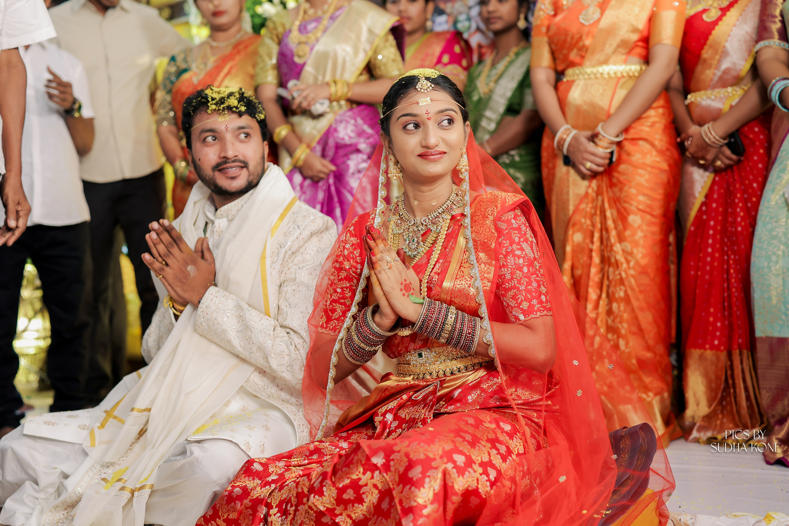 PRAVALIKA-VINEETH. PIC BY SUDHAKONE