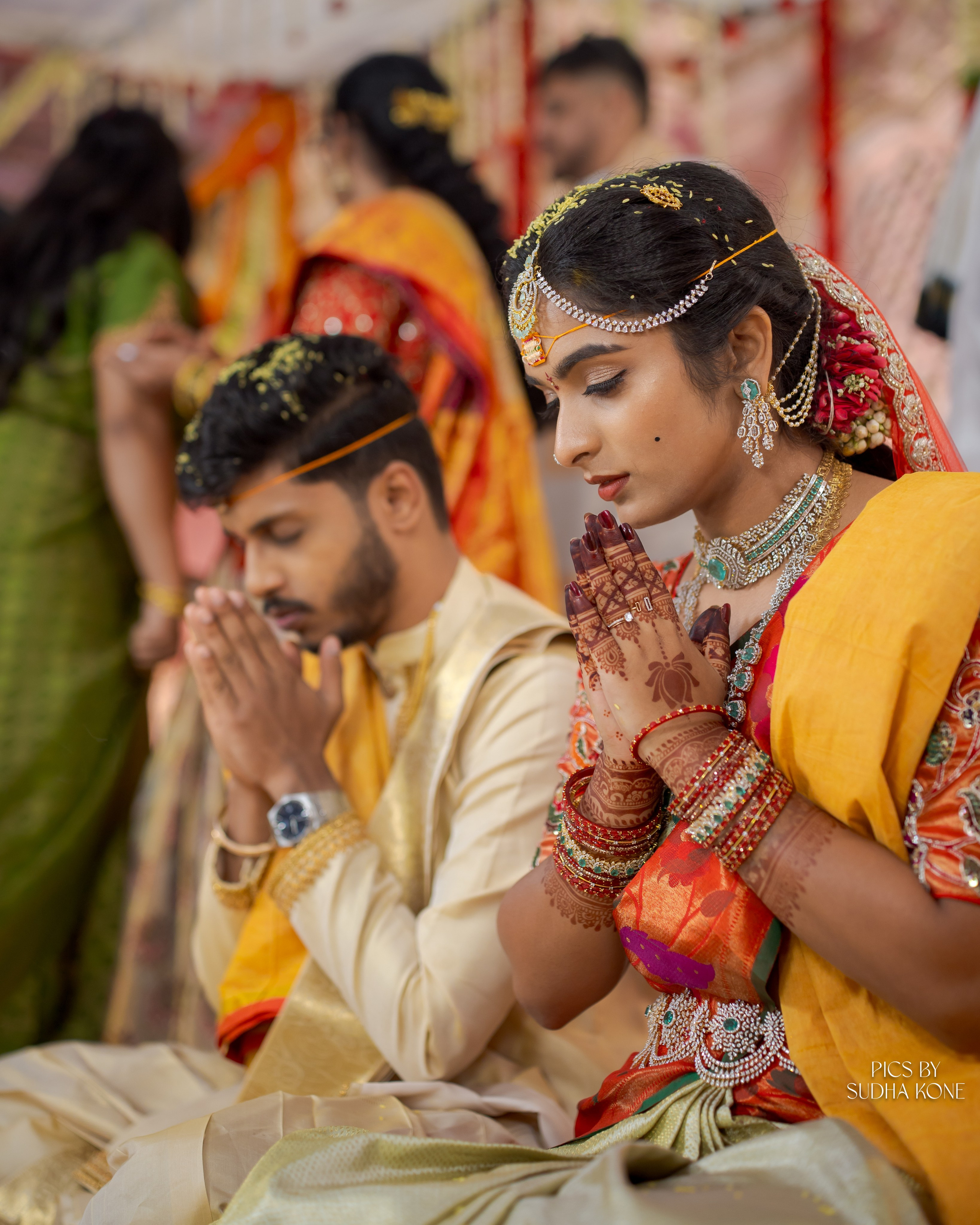 LASYA — NANDU WEDDING PICS. PIC BY SUDHAKONE