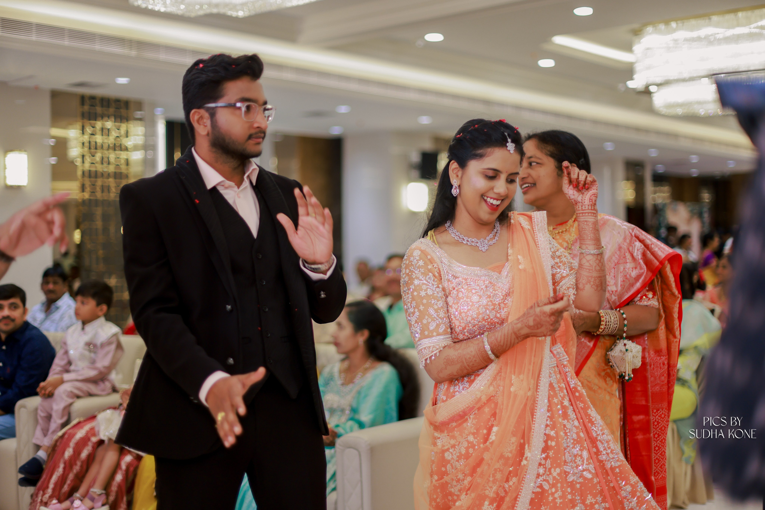 ARAVIND & ANANYA RECEPTION. PIC BY SUDHAKONE