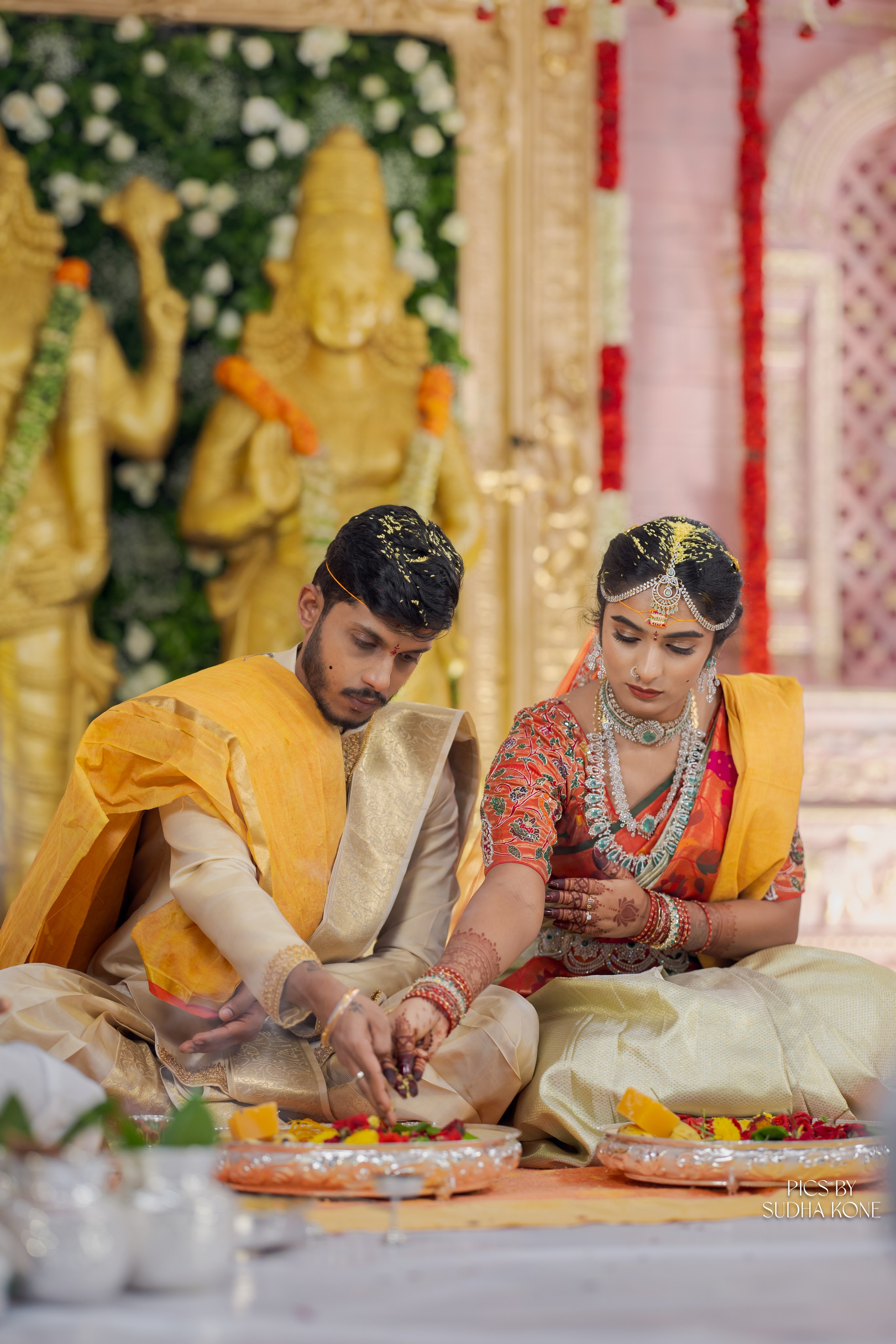 LASYA — NANDU WEDDING PICS. PIC BY SUDHAKONE