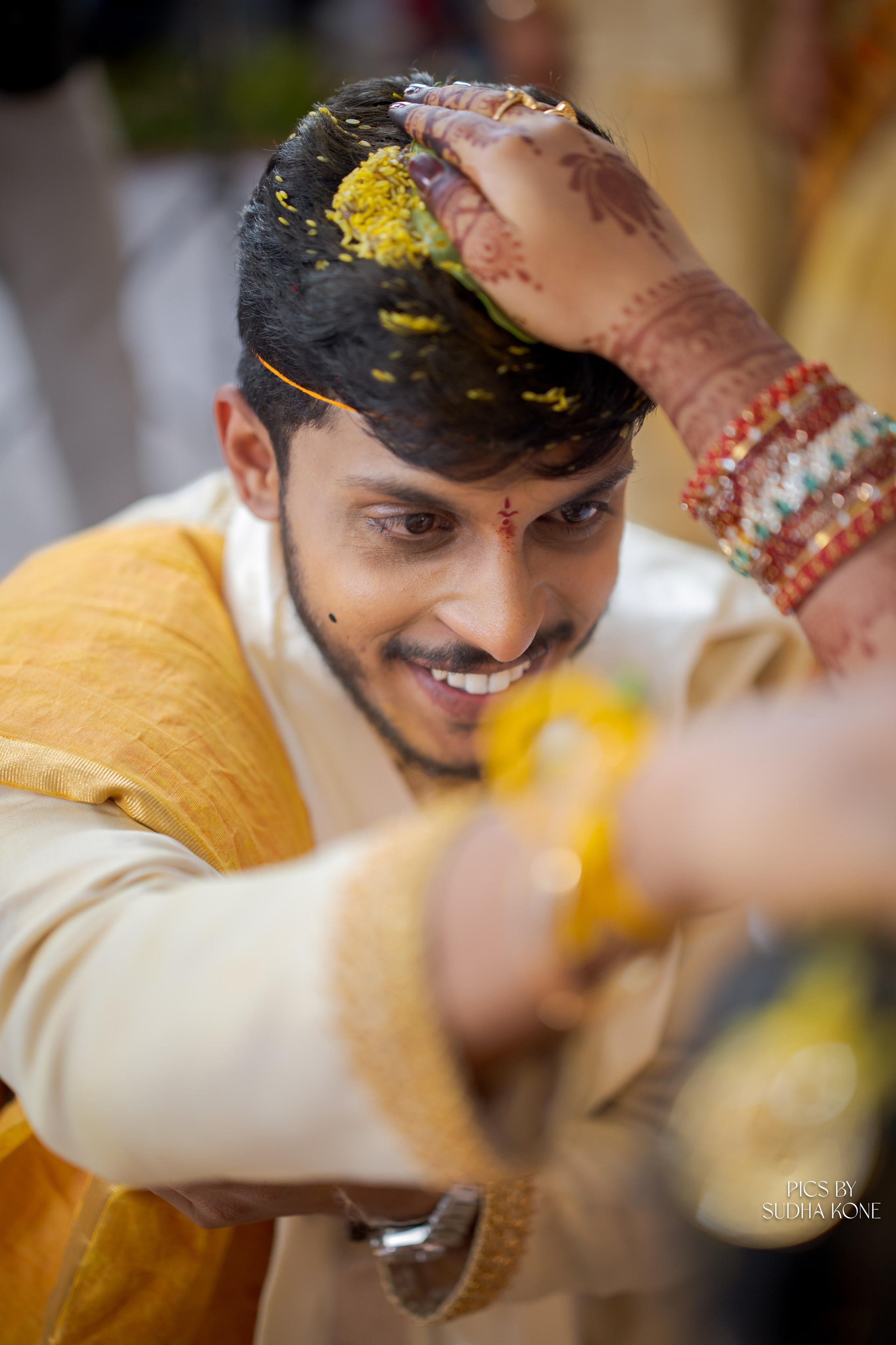 LASYA — NANDU WEDDING PICS. PIC BY SUDHAKONE