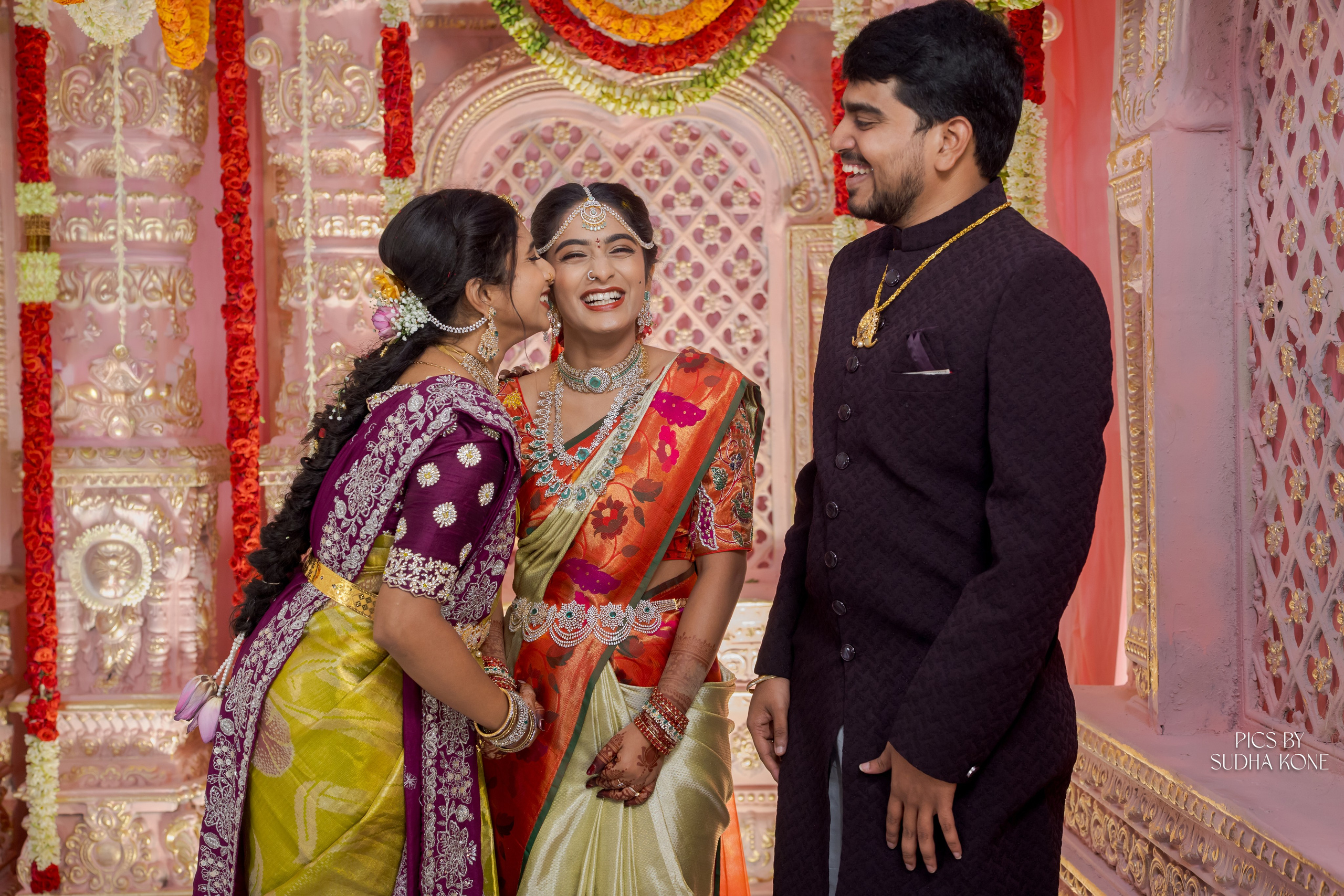 LASYA — NANDU WEDDING PICS. PIC BY SUDHAKONE