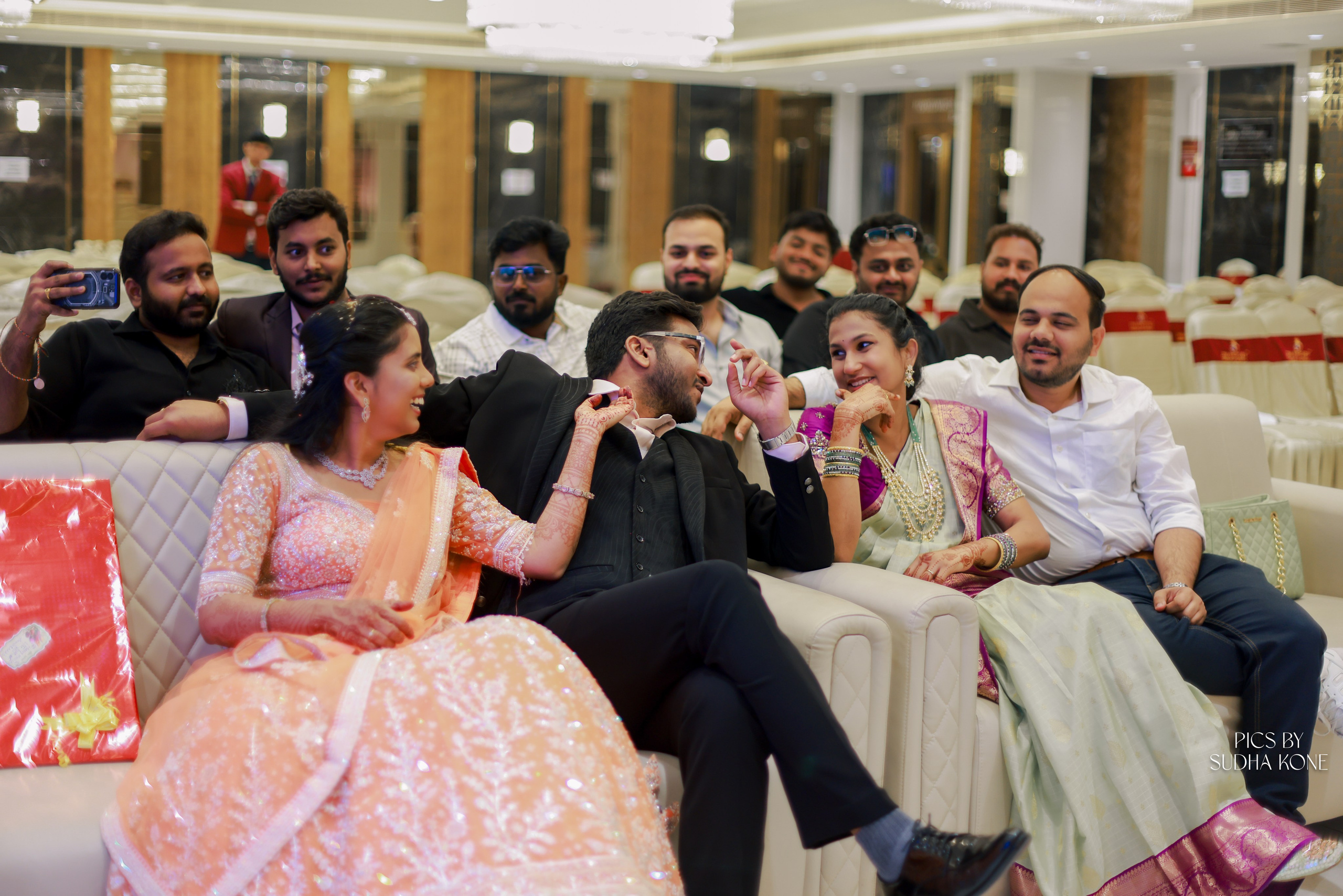 ARAVIND & ANANYA RECEPTION. PIC BY SUDHAKONE