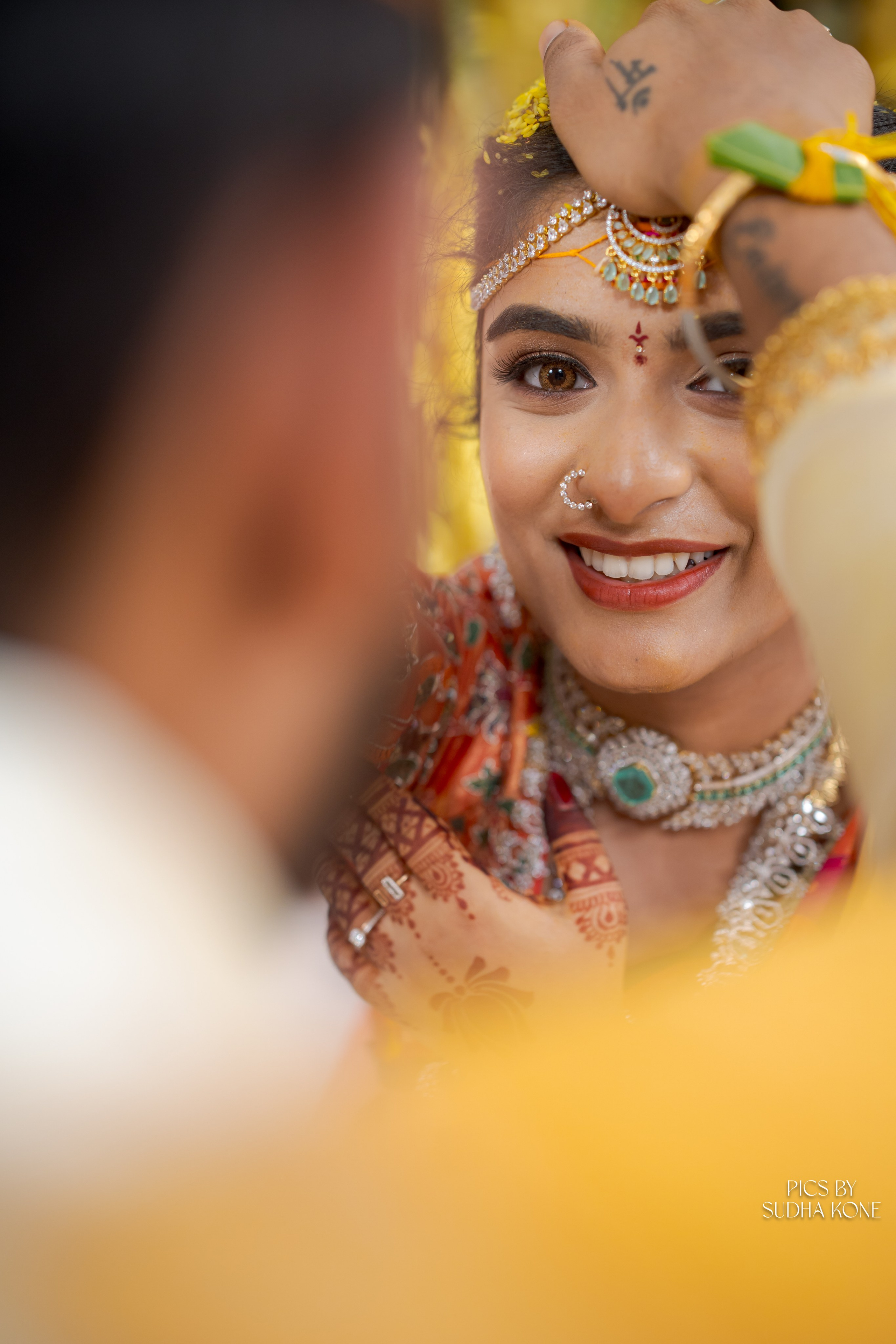 LASYA — NANDU WEDDING PICS. PIC BY SUDHAKONE