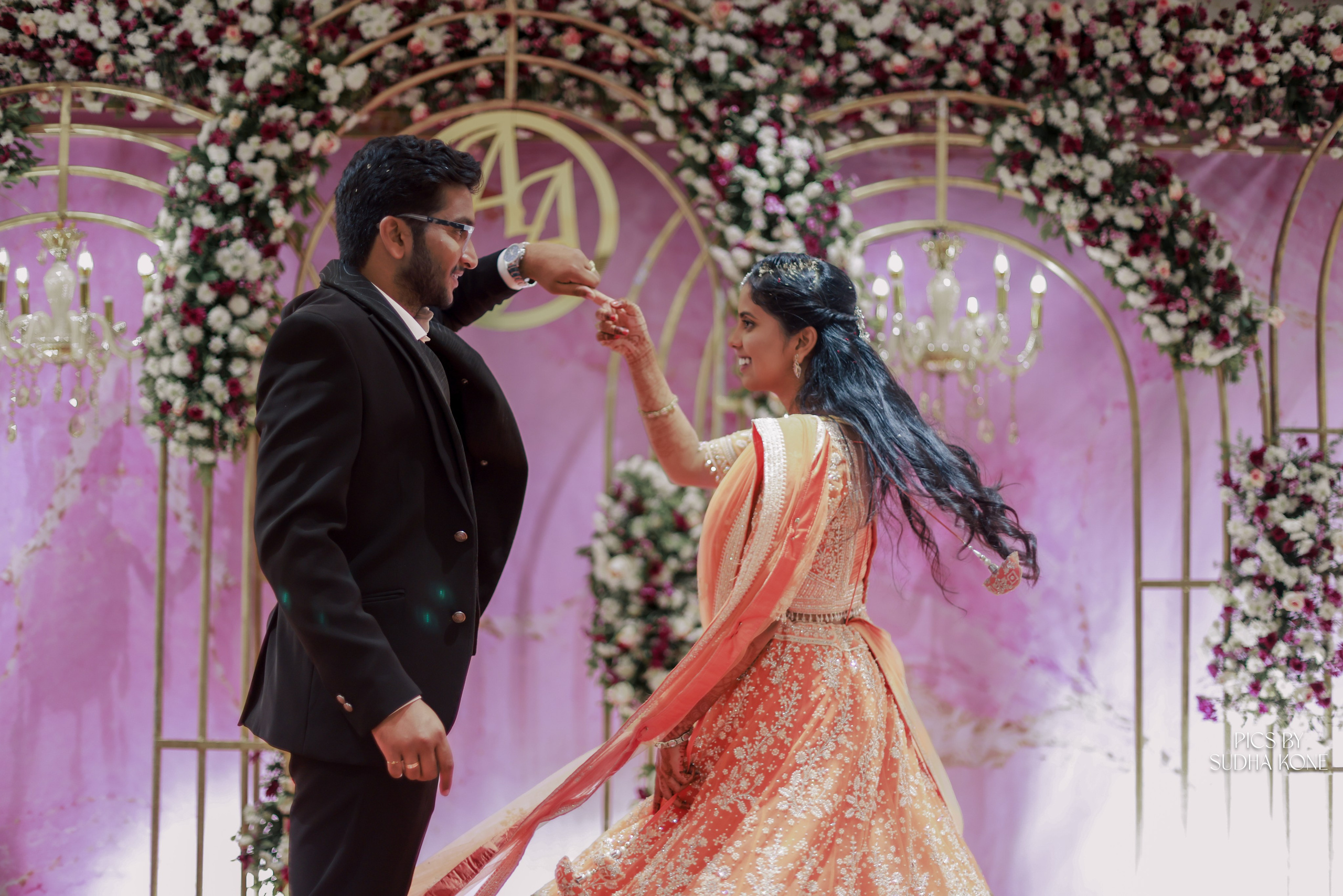 ARAVIND & ANANYA RECEPTION. PIC BY SUDHAKONE
