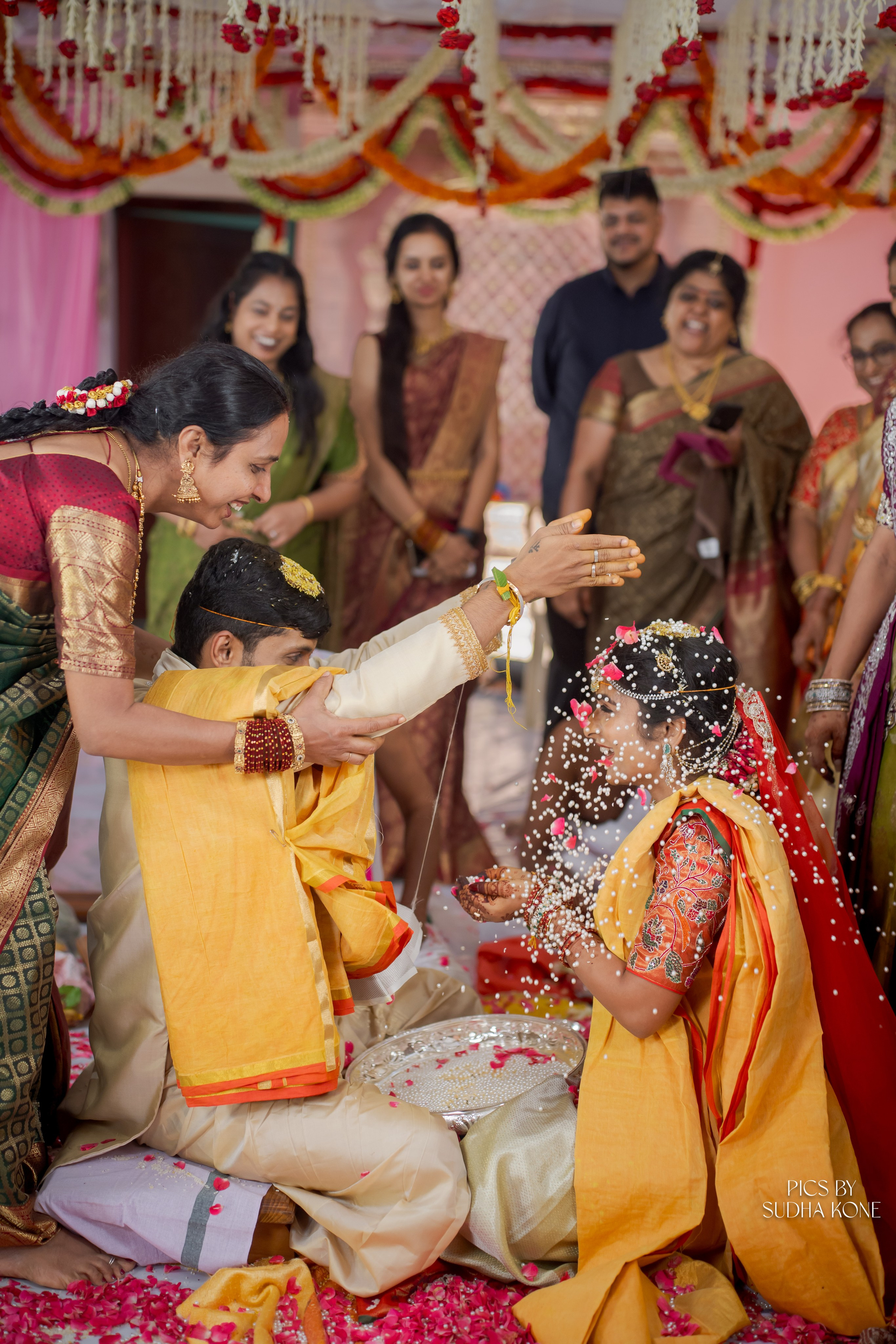 LASYA — NANDU WEDDING PICS. PIC BY SUDHAKONE