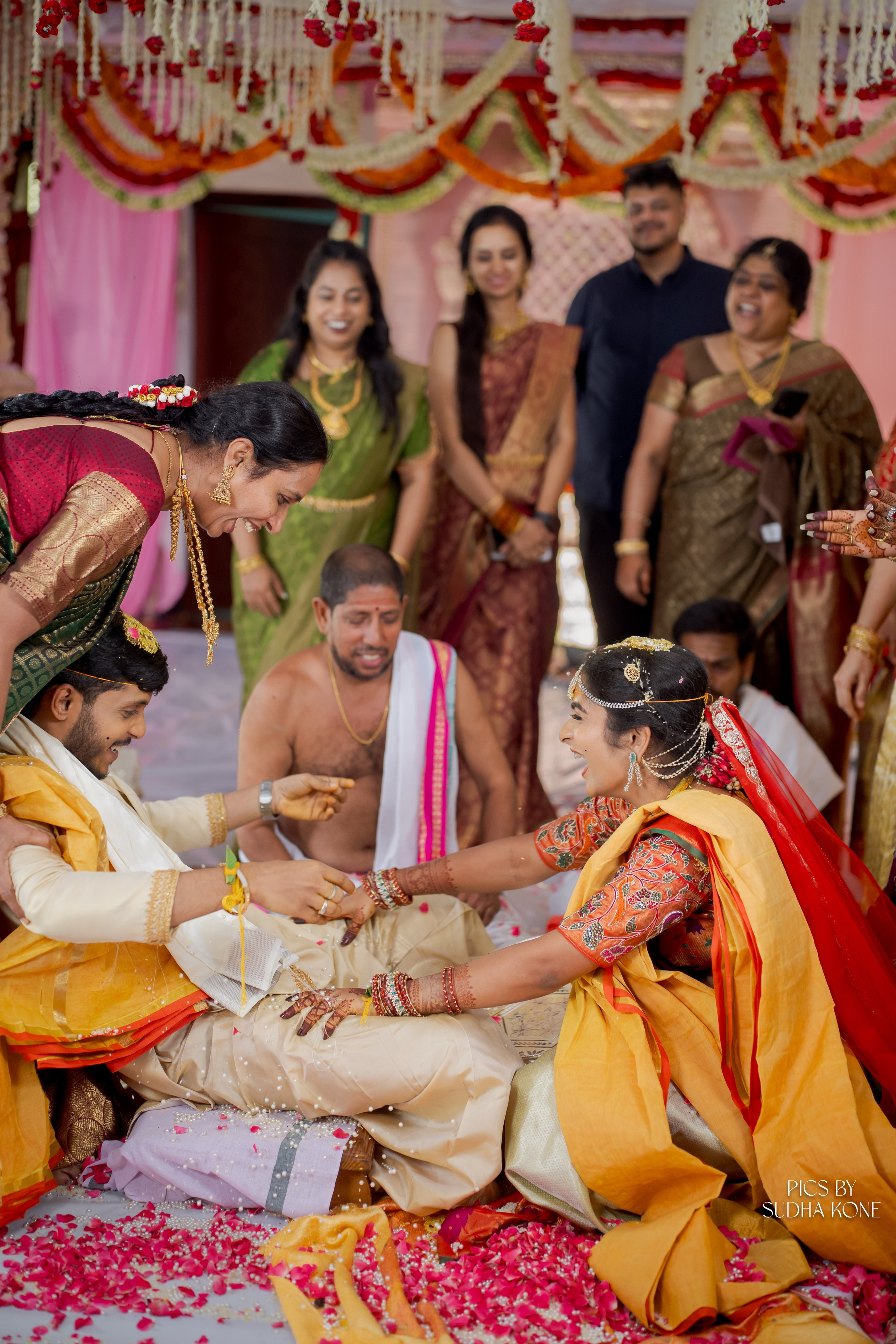 LASYA — NANDU WEDDING PICS. PIC BY SUDHAKONE