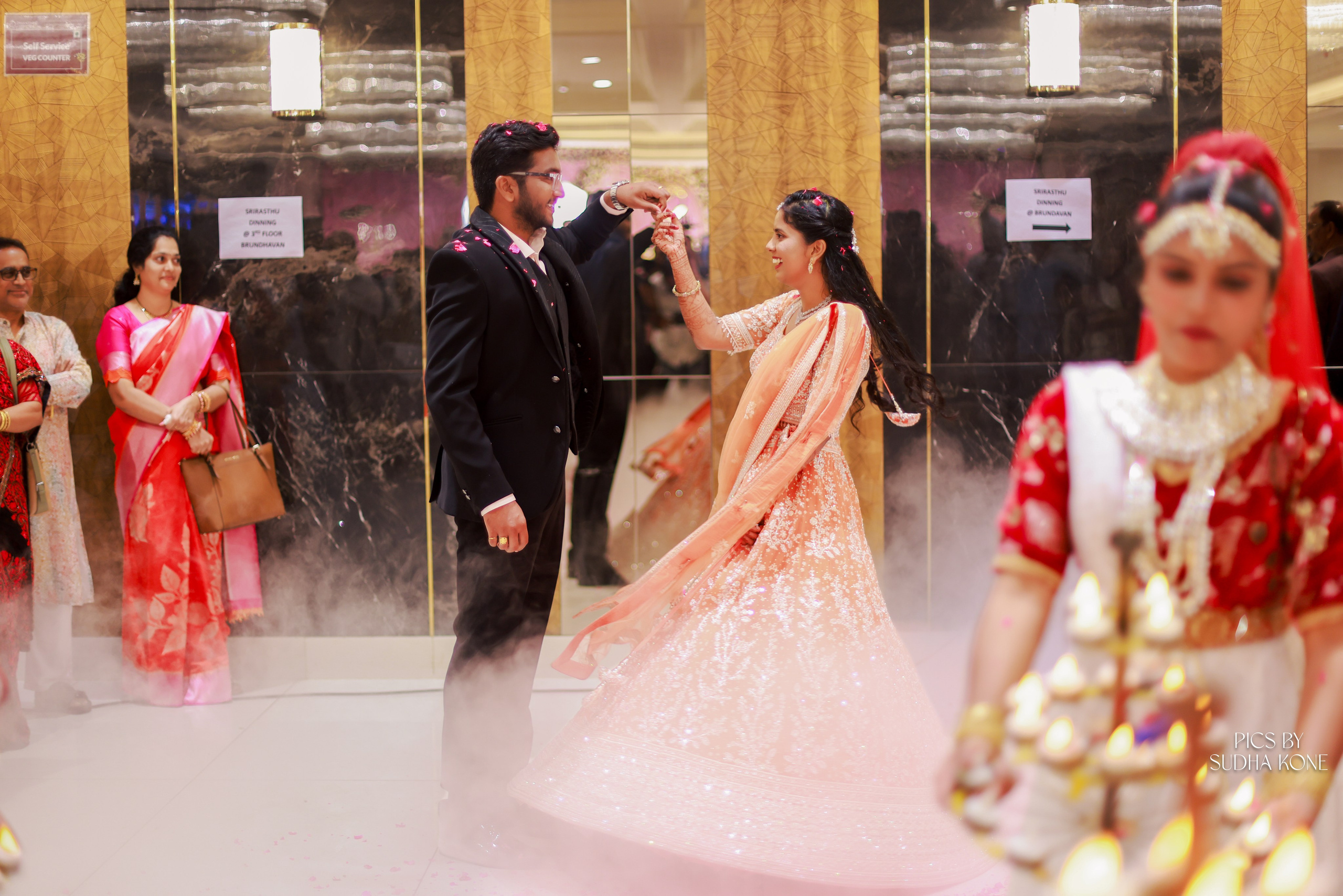 ARAVIND & ANANYA RECEPTION. PIC BY SUDHAKONE