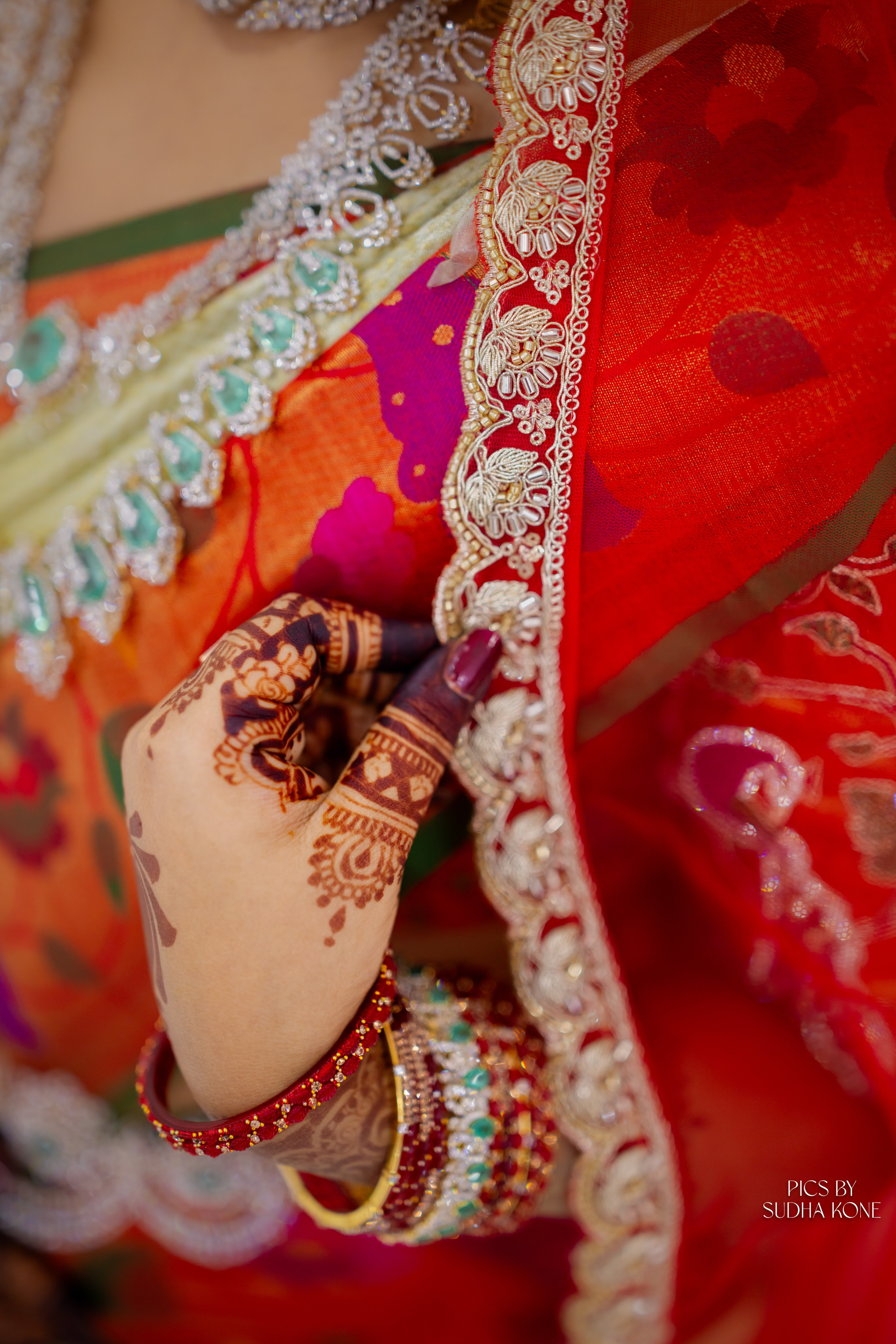 LASYA — NANDU WEDDING PICS. PIC BY SUDHAKONE