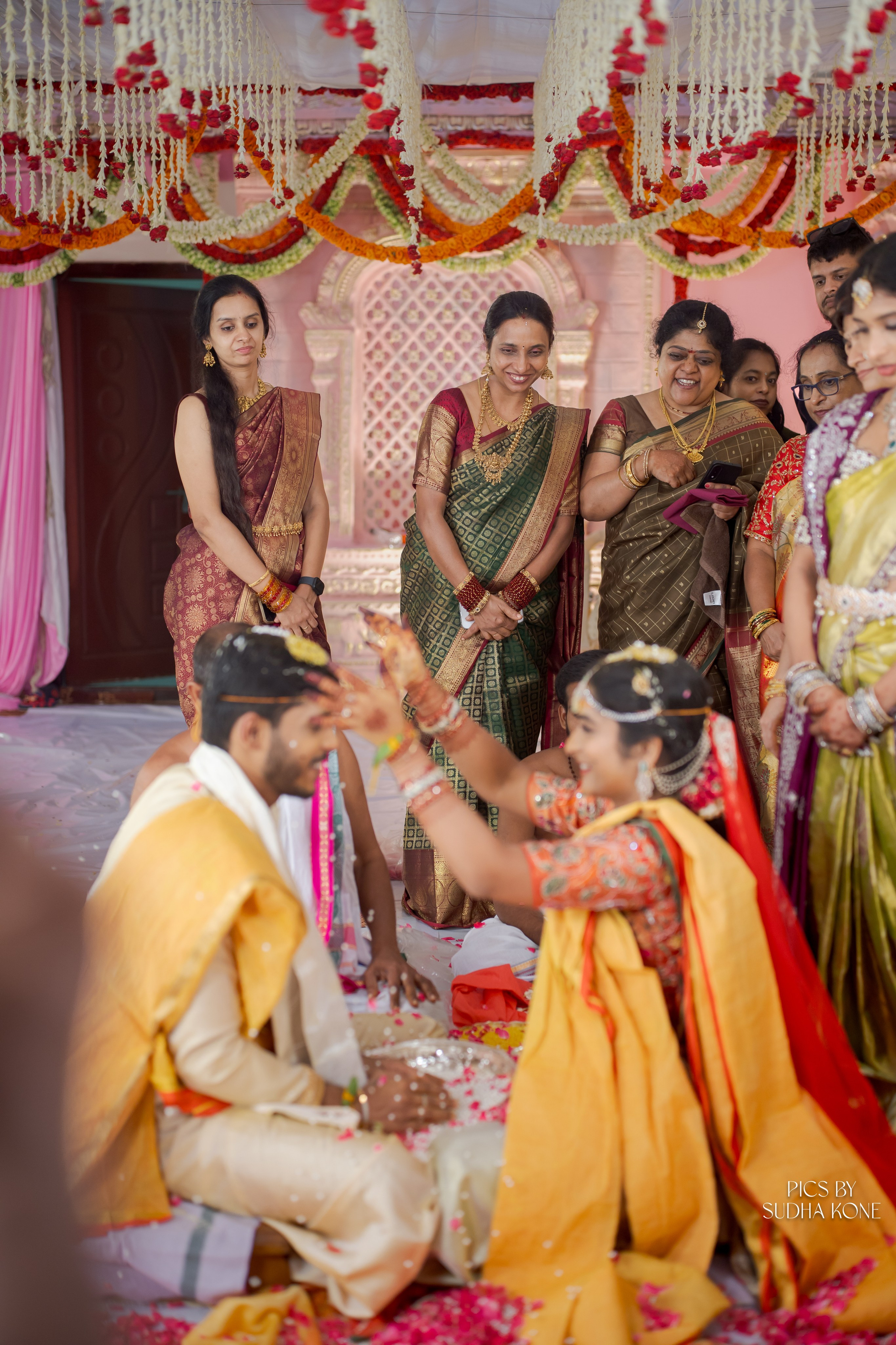 LASYA — NANDU WEDDING PICS. PIC BY SUDHAKONE