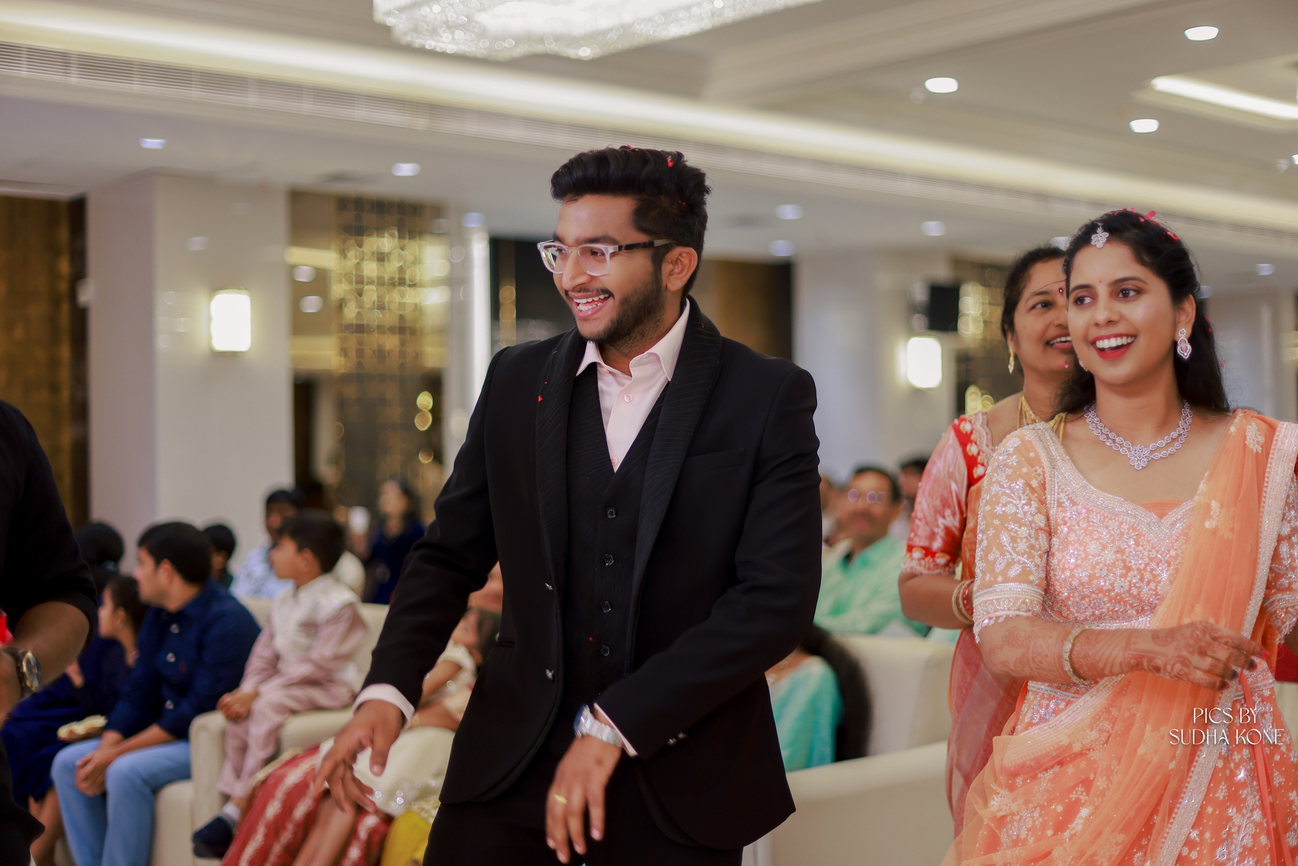 ARAVIND & ANANYA RECEPTION. PIC BY SUDHAKONE