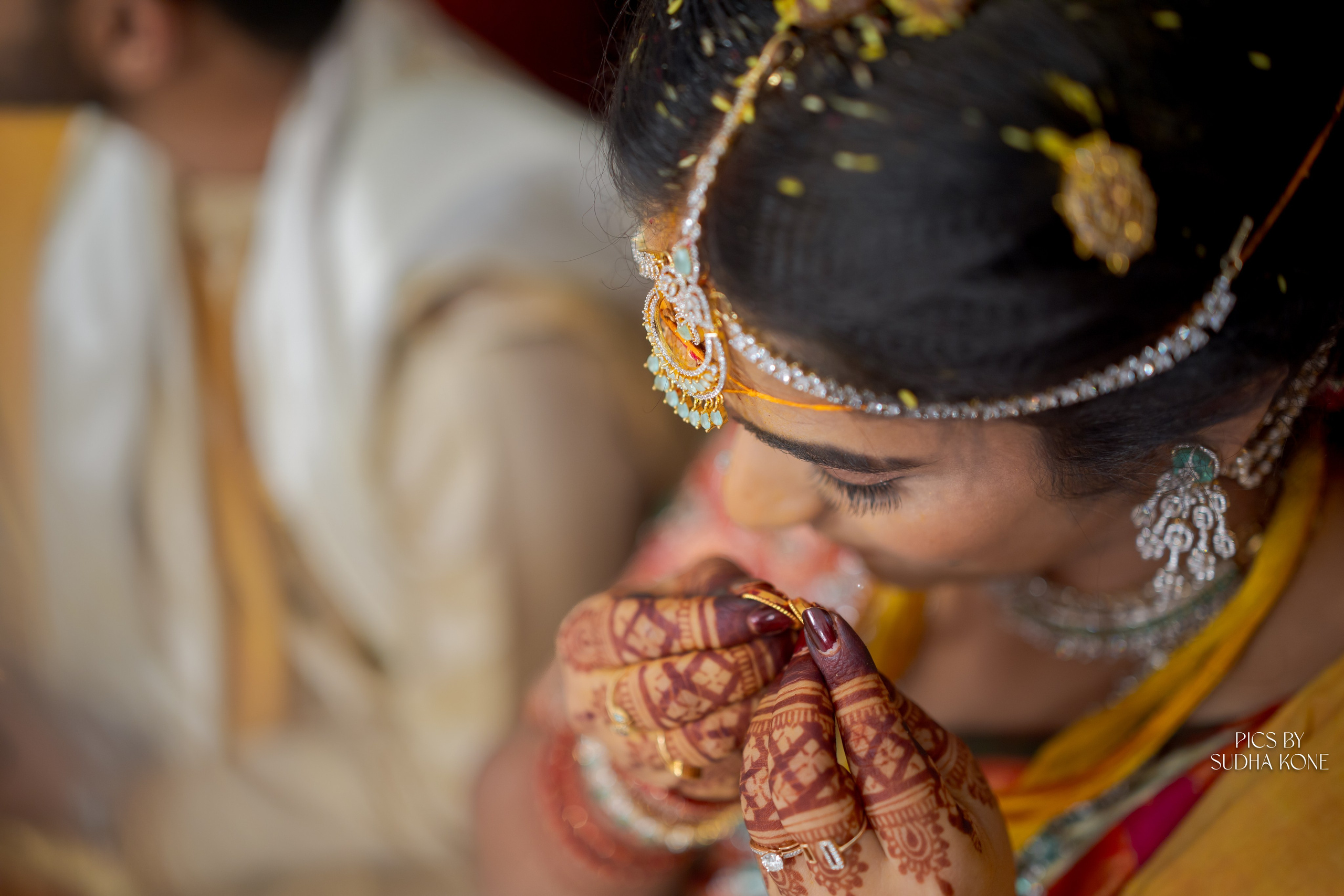 LASYA — NANDU WEDDING PICS. PIC BY SUDHAKONE