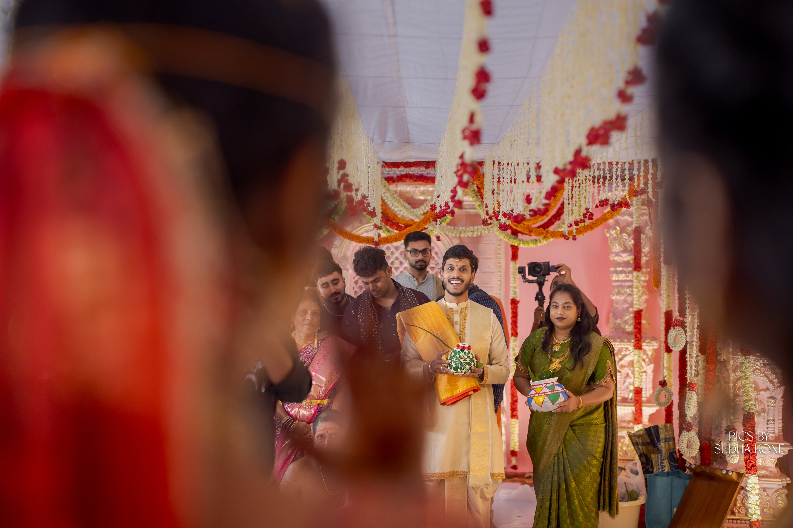 LASYA — NANDU WEDDING PICS. PIC BY SUDHAKONE