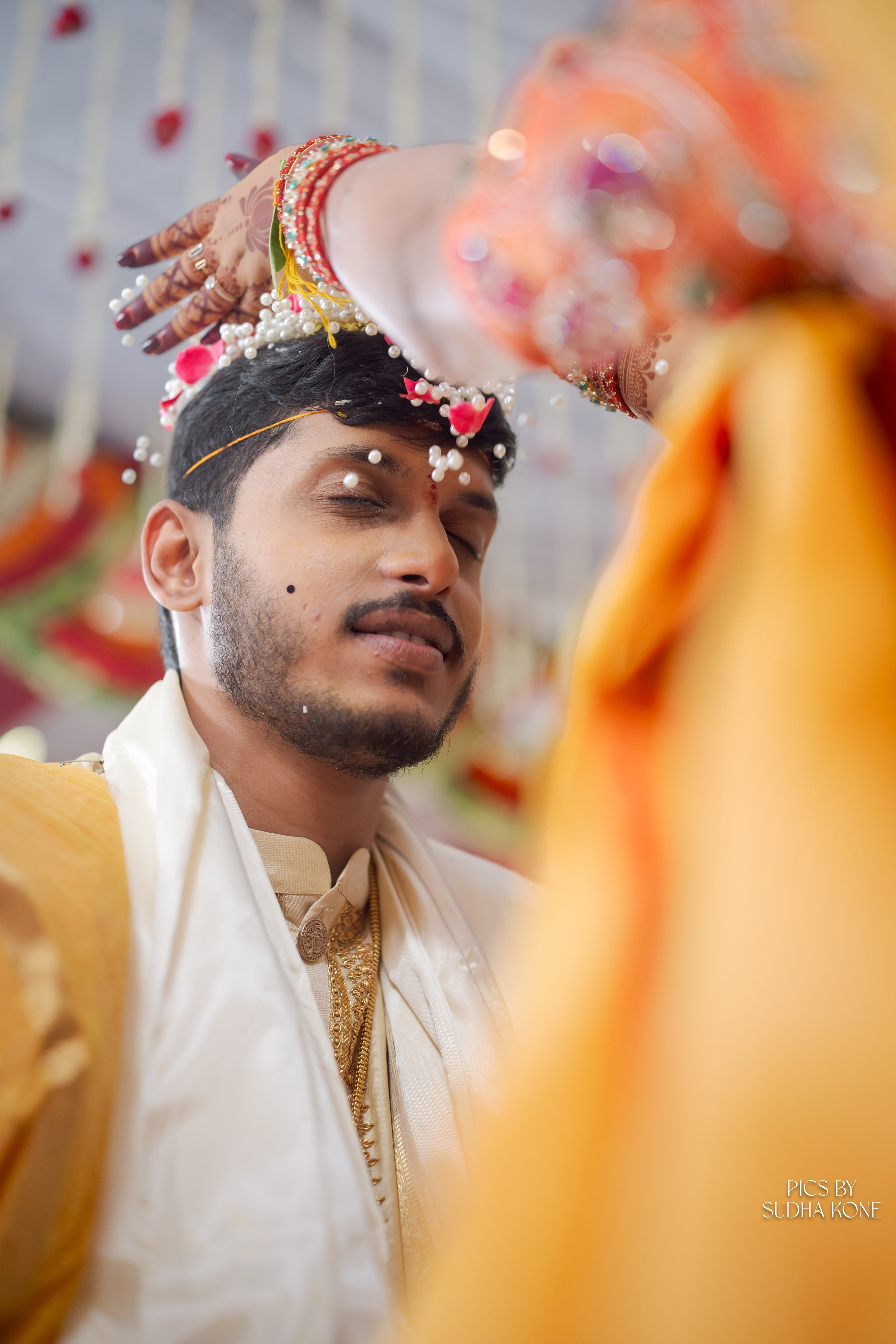 LASYA — NANDU WEDDING PICS. PIC BY SUDHAKONE