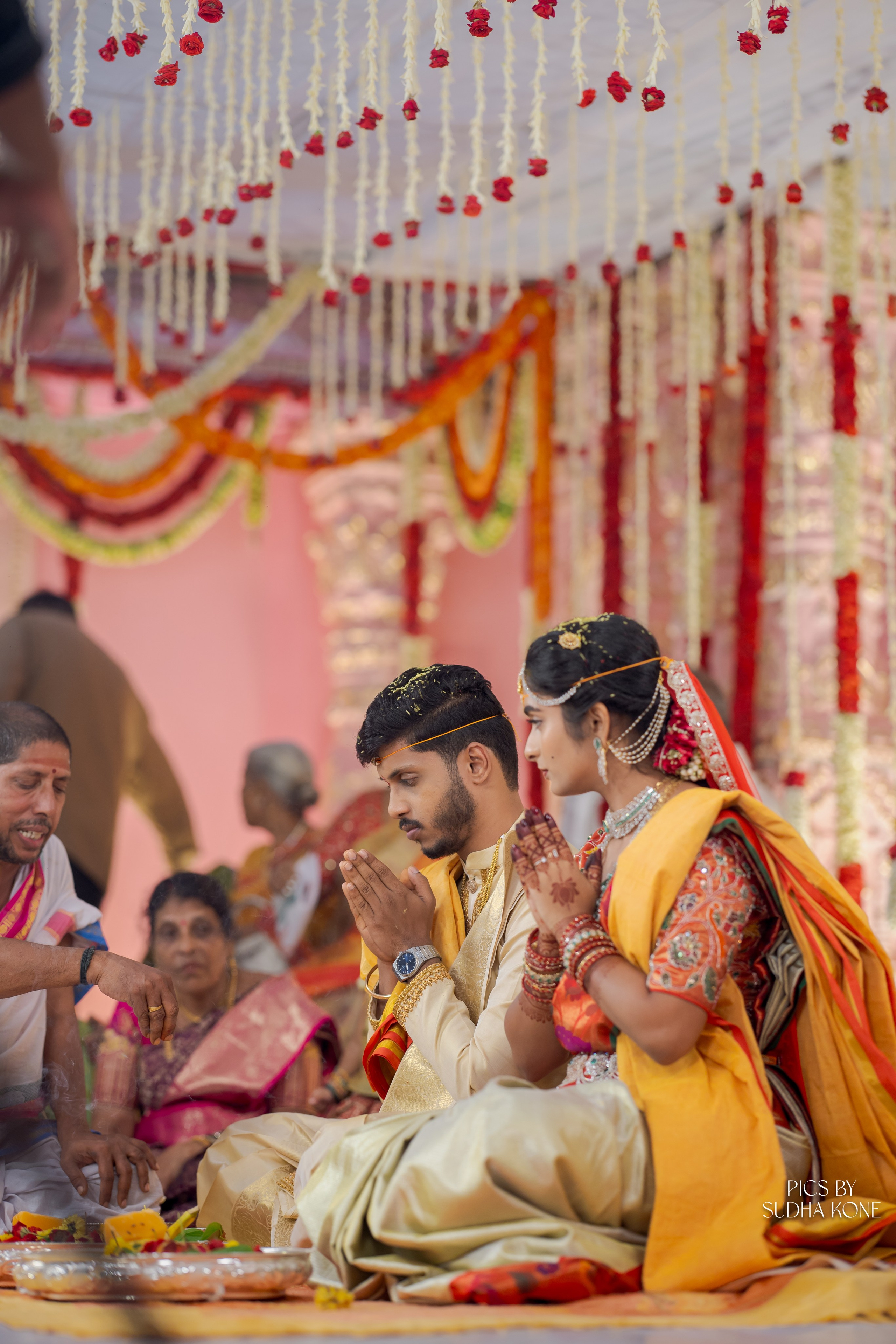 LASYA — NANDU WEDDING PICS. PIC BY SUDHAKONE