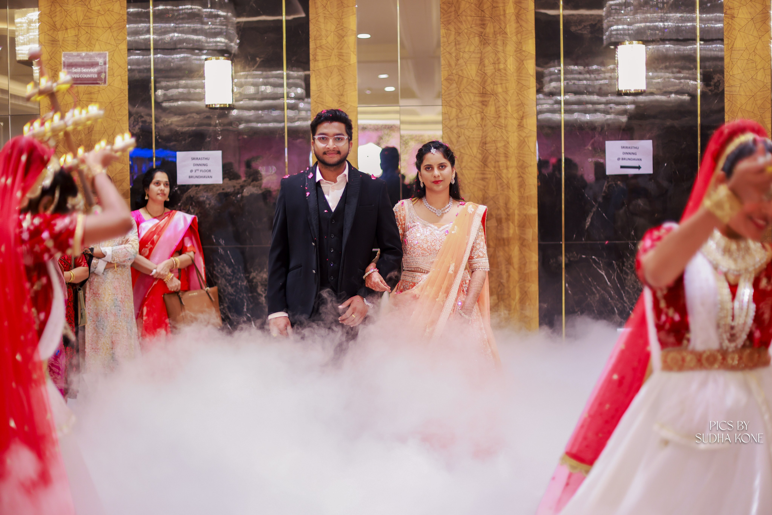 ARAVIND & ANANYA RECEPTION. PIC BY SUDHAKONE
