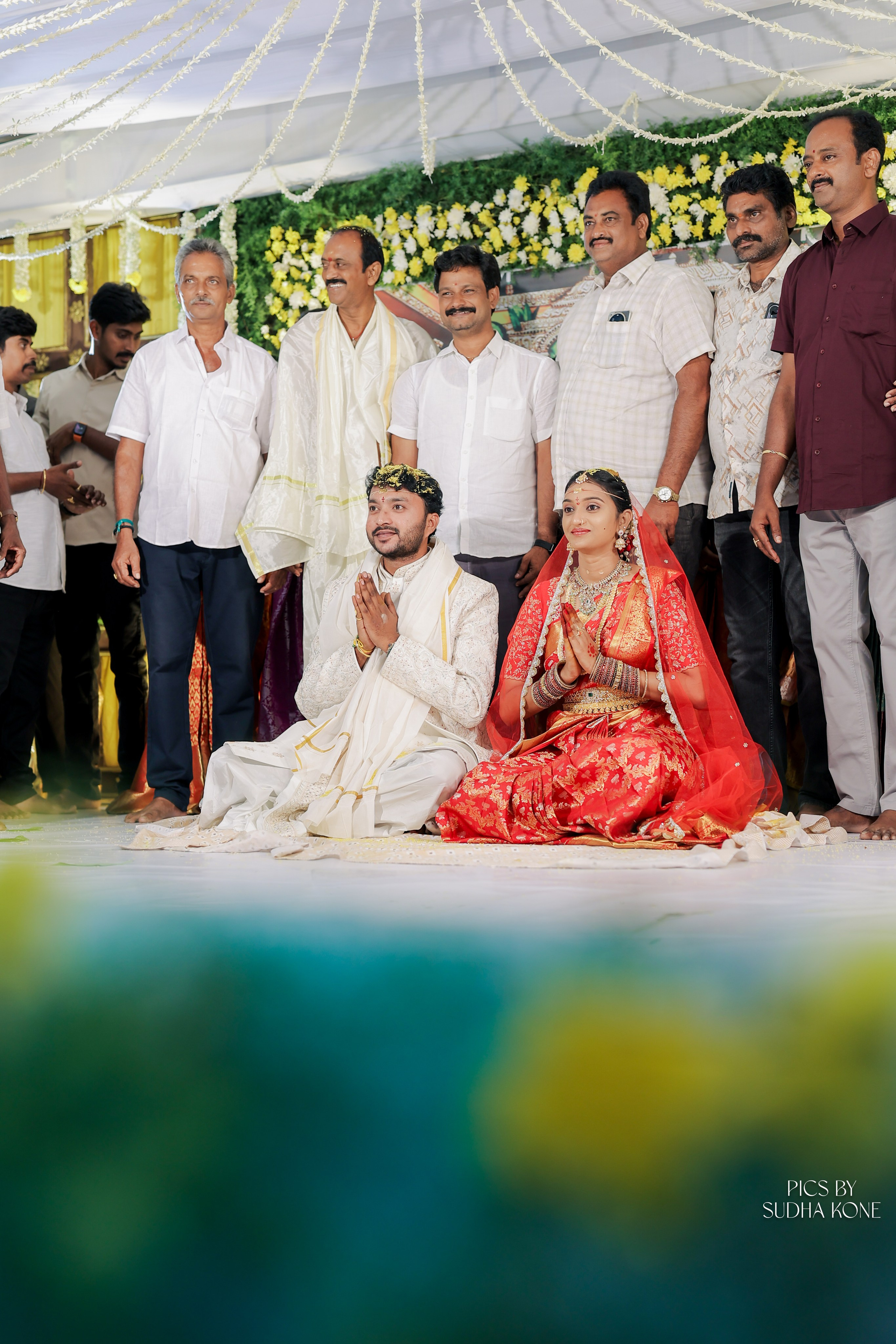 PRAVALIKA-VINEETH. PIC BY SUDHAKONE