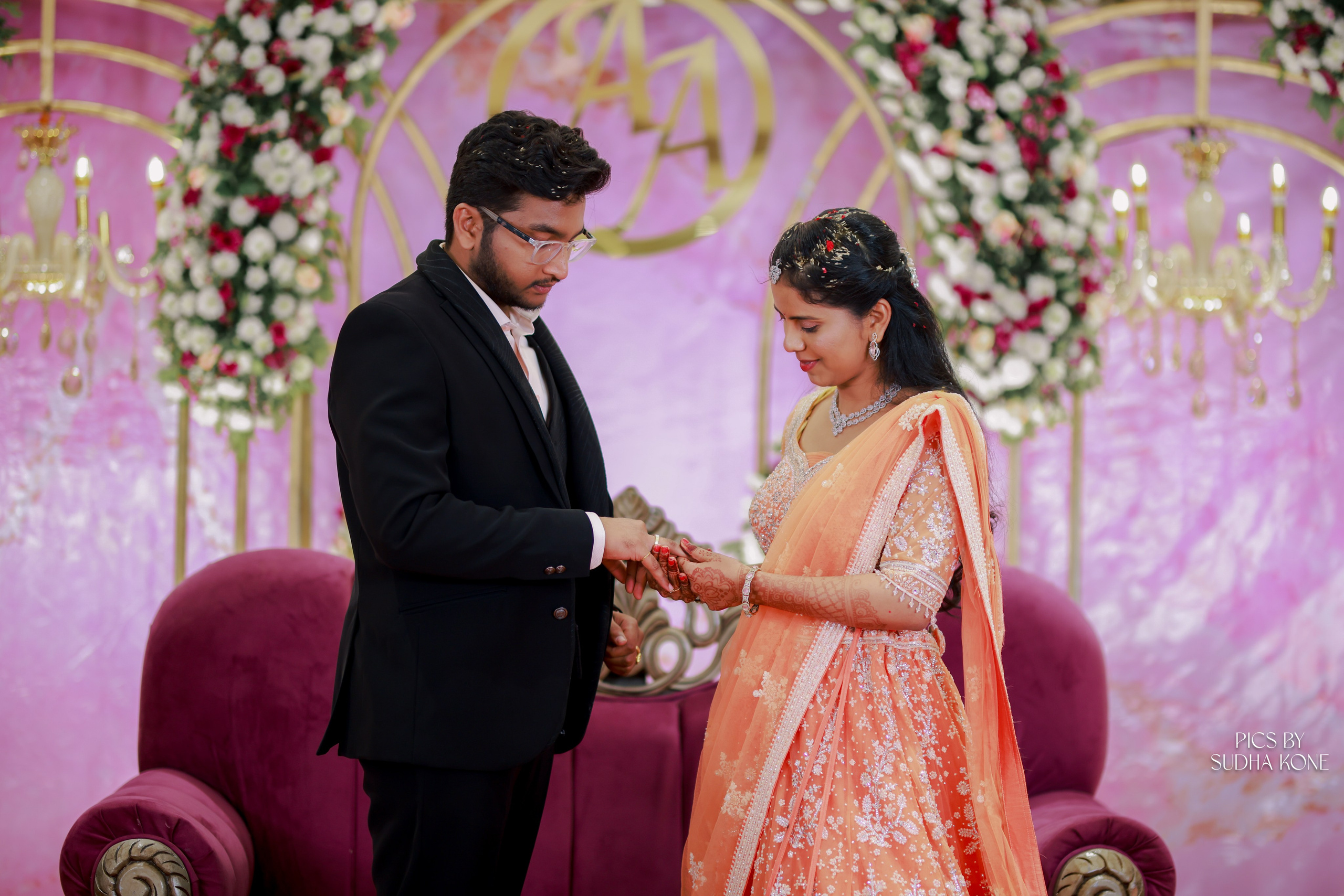 ARAVIND & ANANYA RECEPTION. PIC BY SUDHAKONE