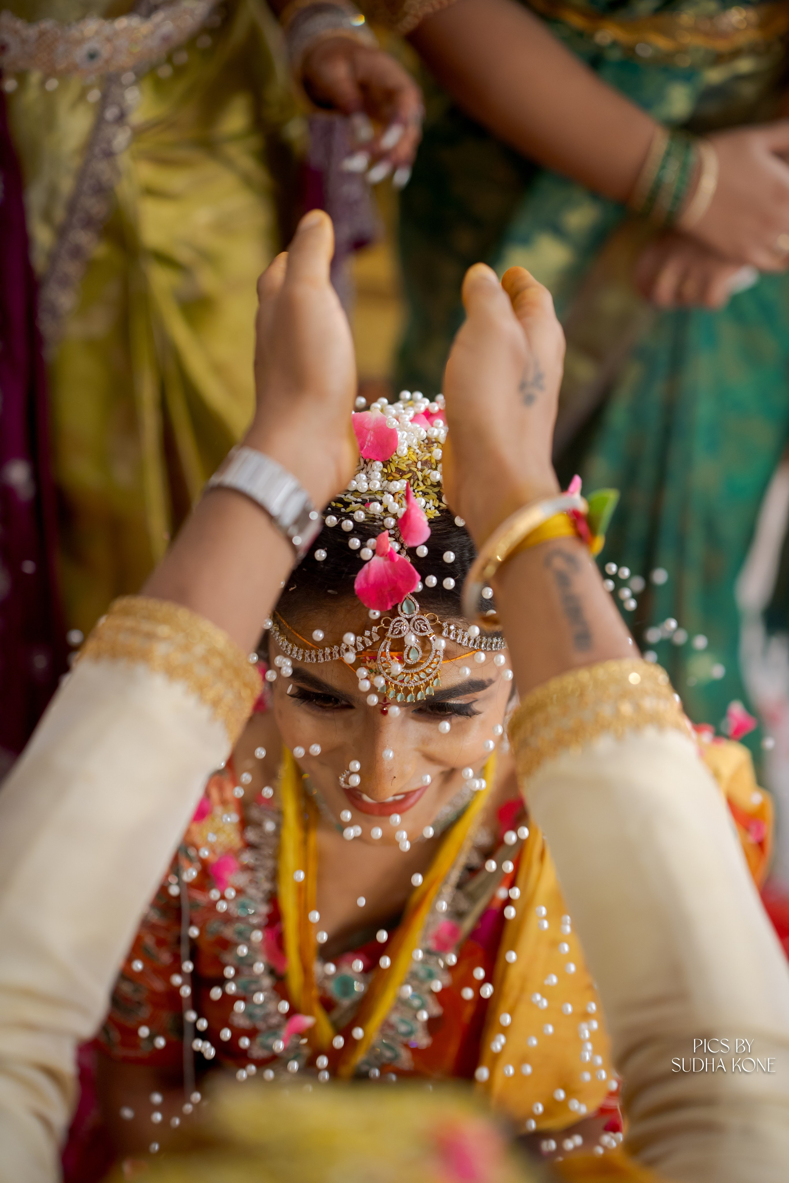 LASYA — NANDU WEDDING PICS. PIC BY SUDHAKONE