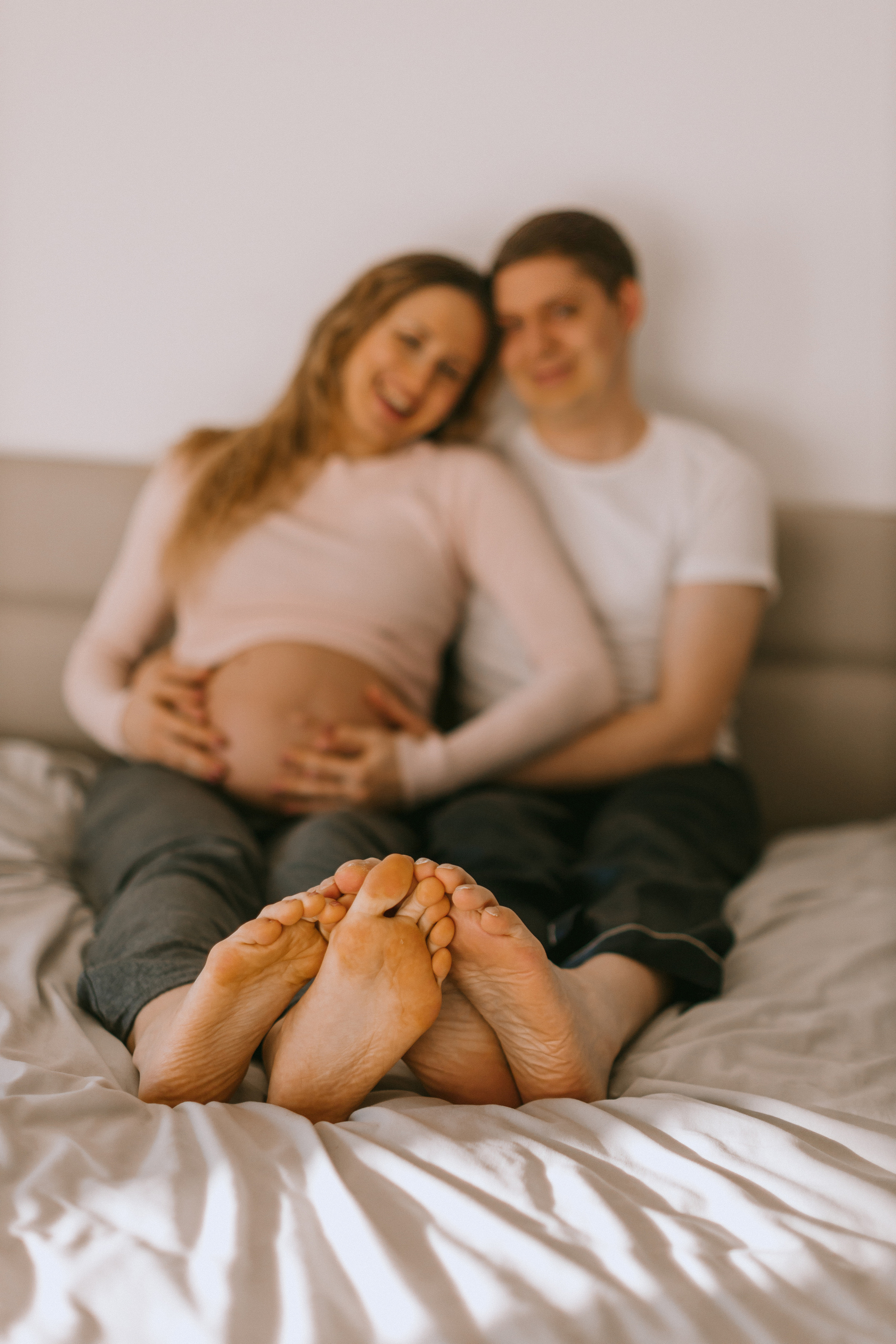 Babybauch-Fotoshooting zu Hause. Maria Chistyakovа — Fotografin in Karlsruhe, Baden-Baden und Umgebung