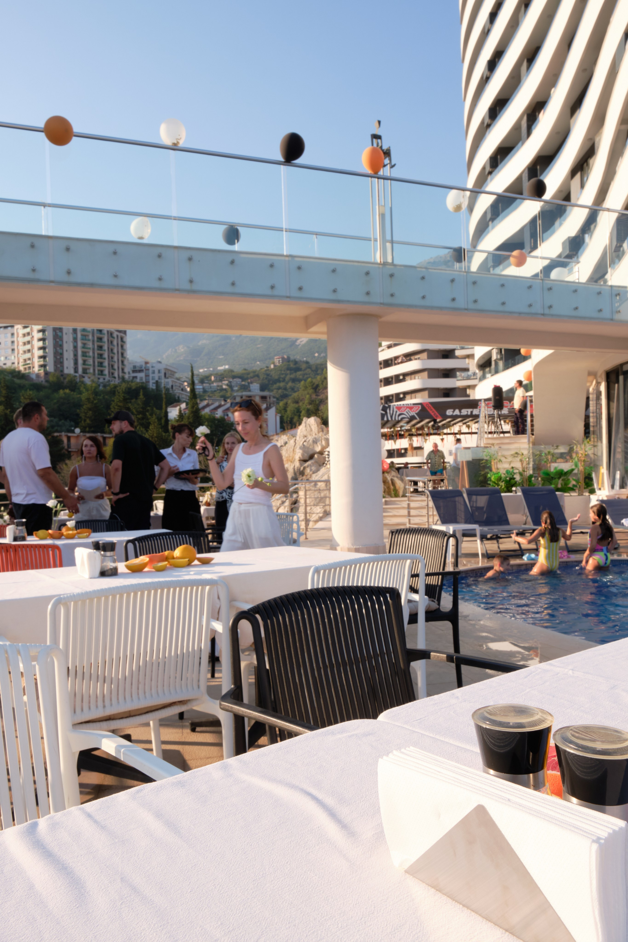 Photo report from the Zebra Restaurant’s birthday celebration. Becici, Montenegro. Photographer, photo artist Alena Novgorodtseva