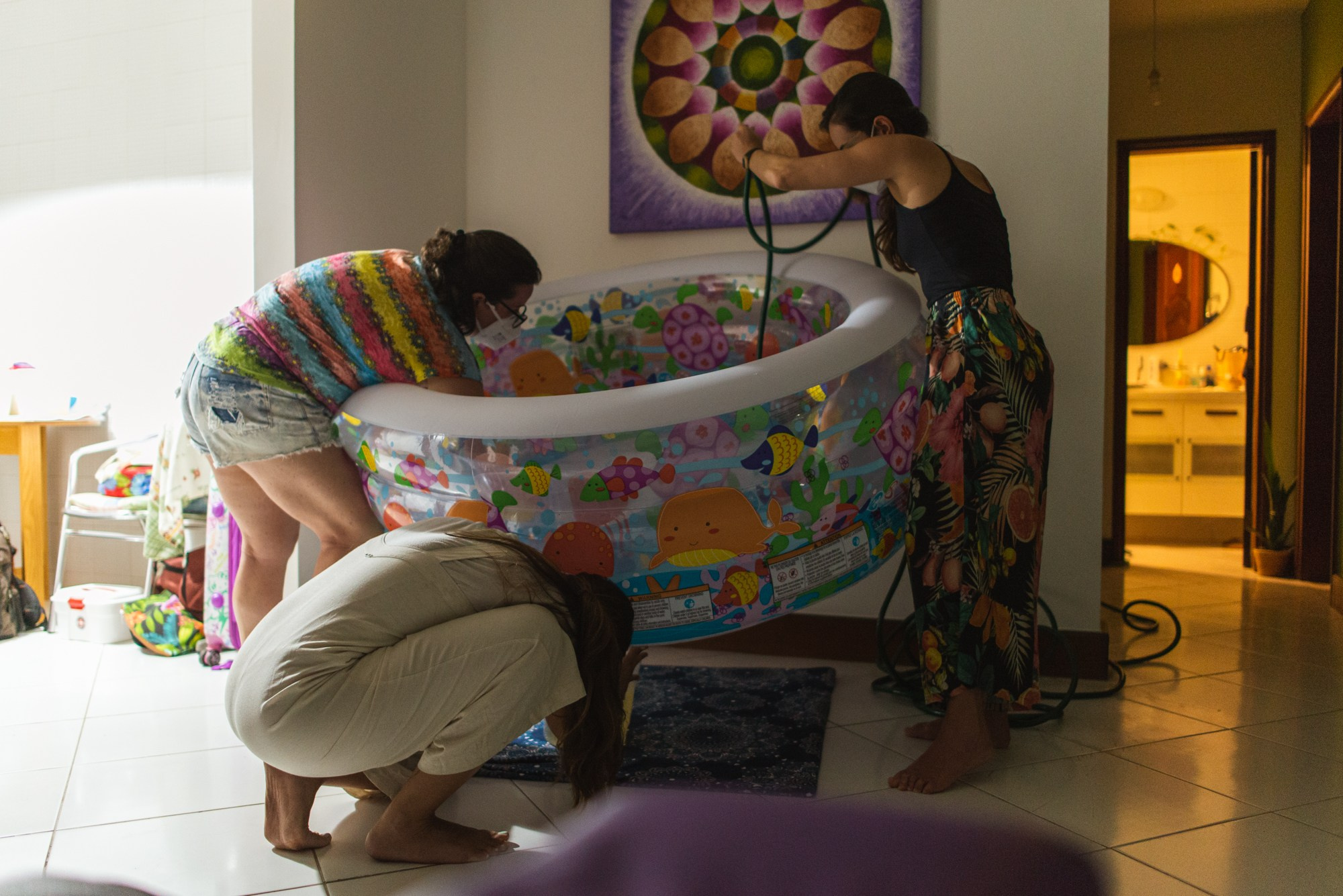 Nascer Beni. Água Carmim Fotografia