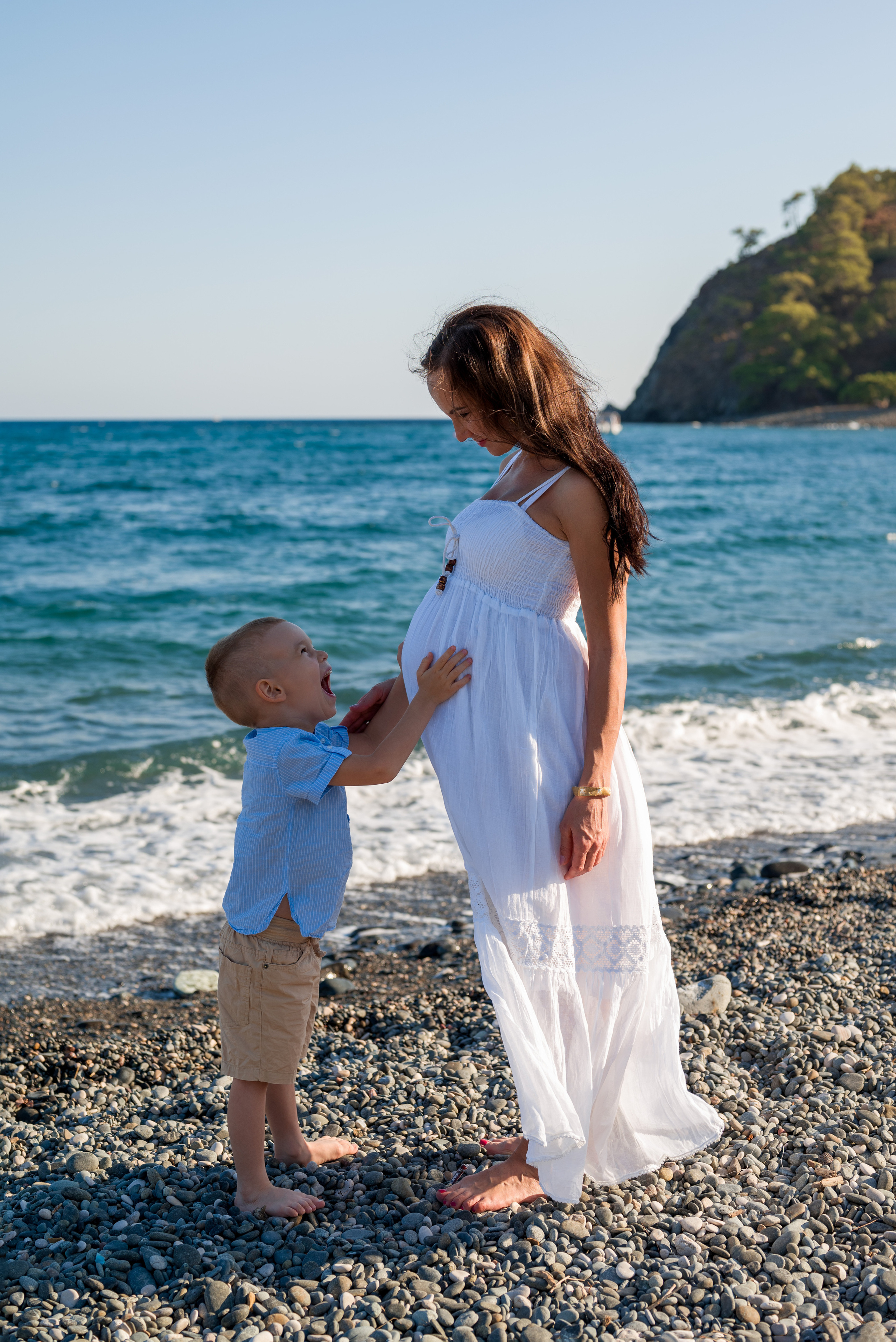 Семейная фотосессия на пляже Кемер, Анталия. Фотограф в Анталии, Кемере, Турции