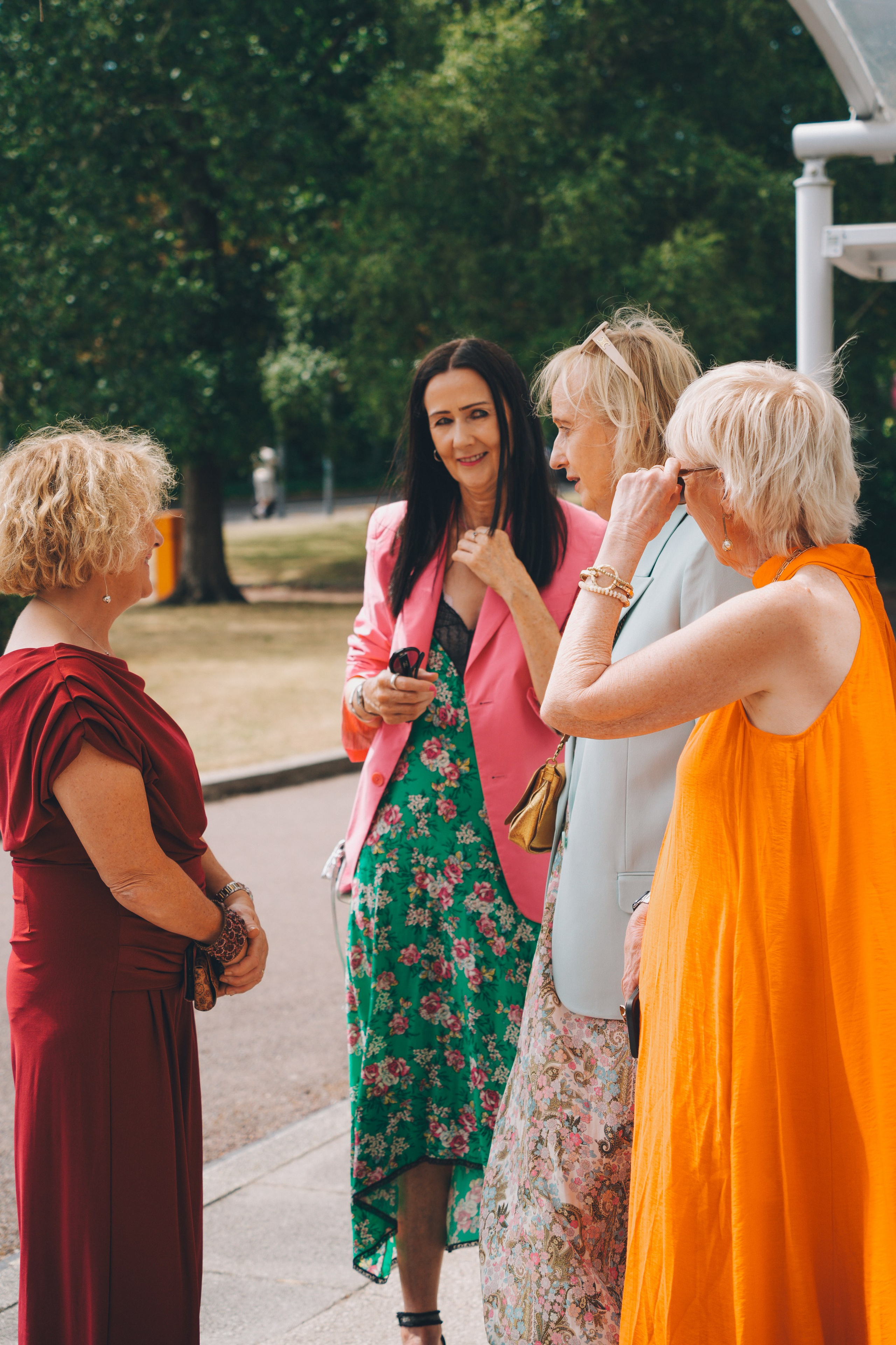 Laughter between friends during wedding speeches in Solihull