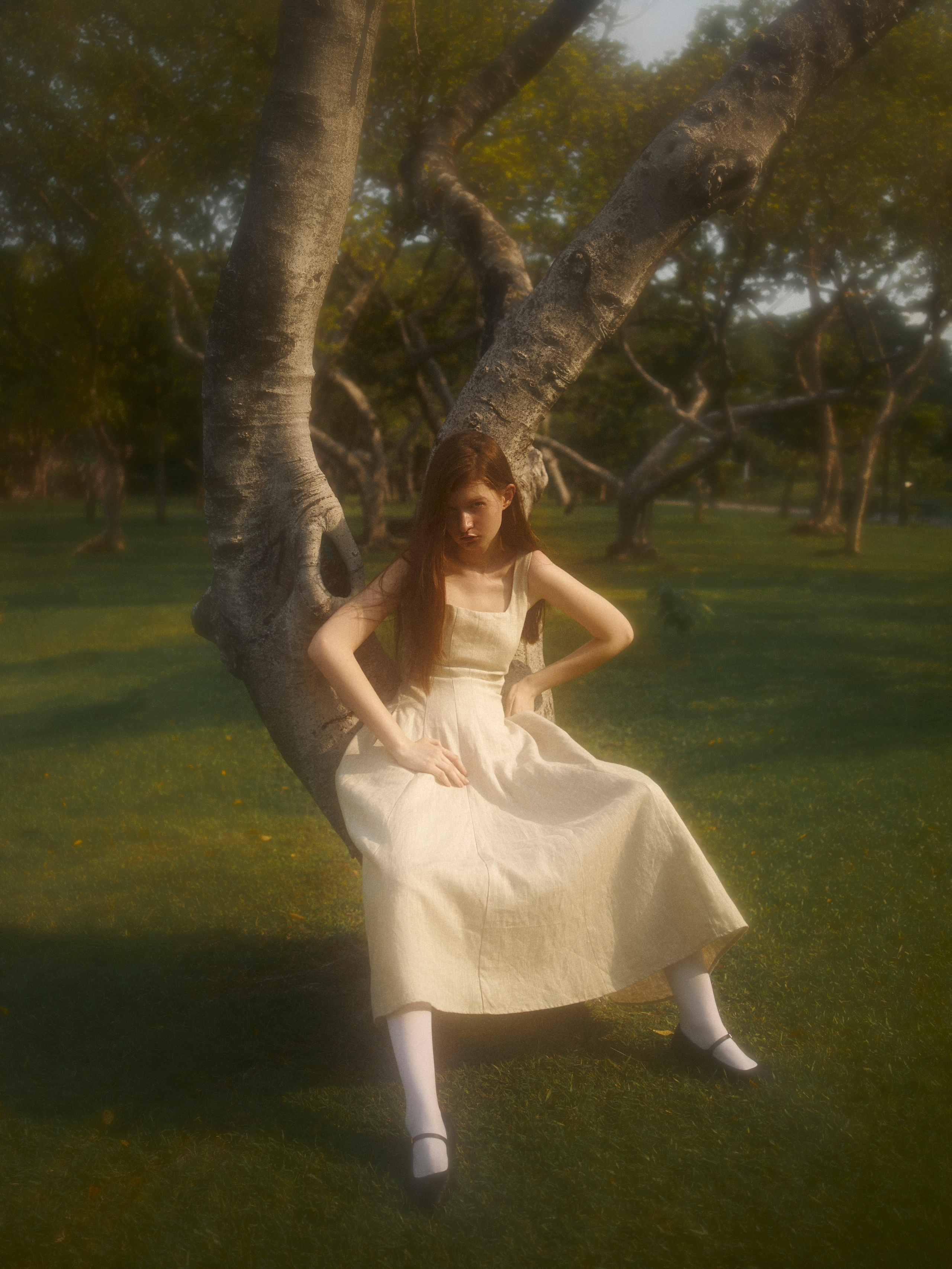 Test shoot in Chatuchak. Stylist