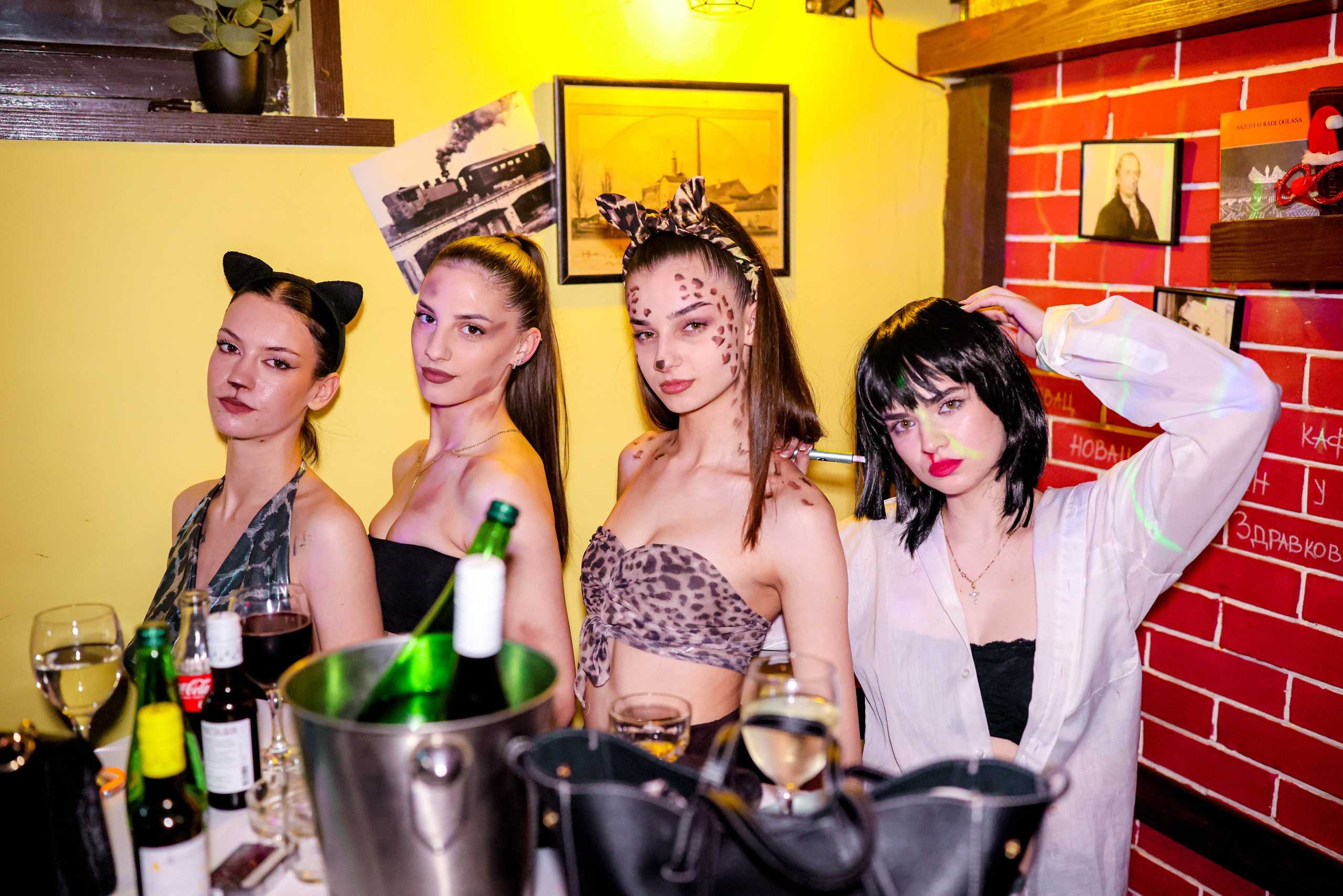 Maskenbal — Kafana Gradska Biblioteka Jagodina. Foto Simic Jagodina