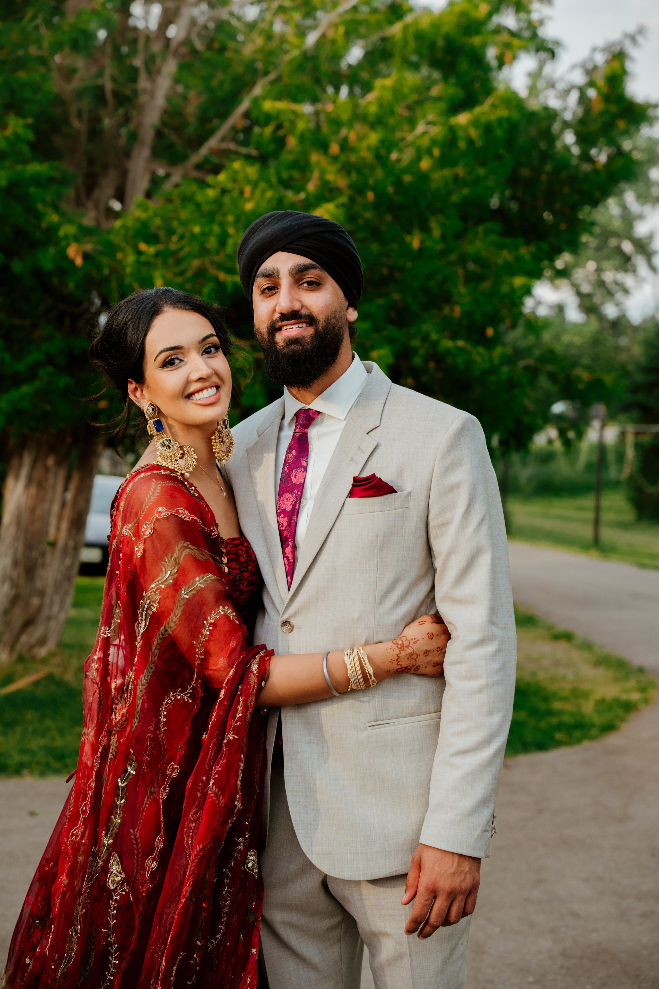 Nooreen & Jugraj. Studio Kunal Photography