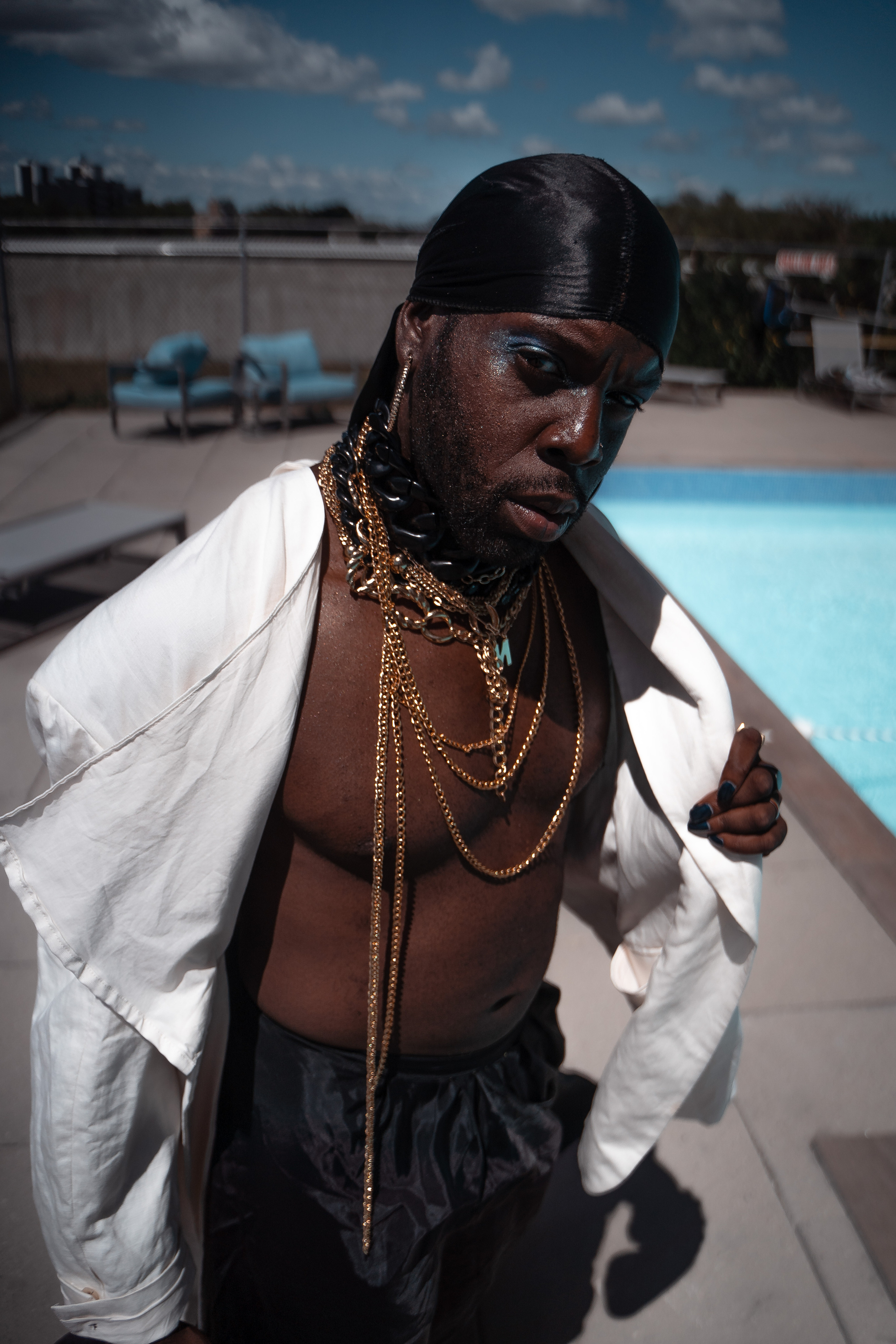Brandyn in the pool. Creative photograph in Toronto Dmitrii Bondarenko