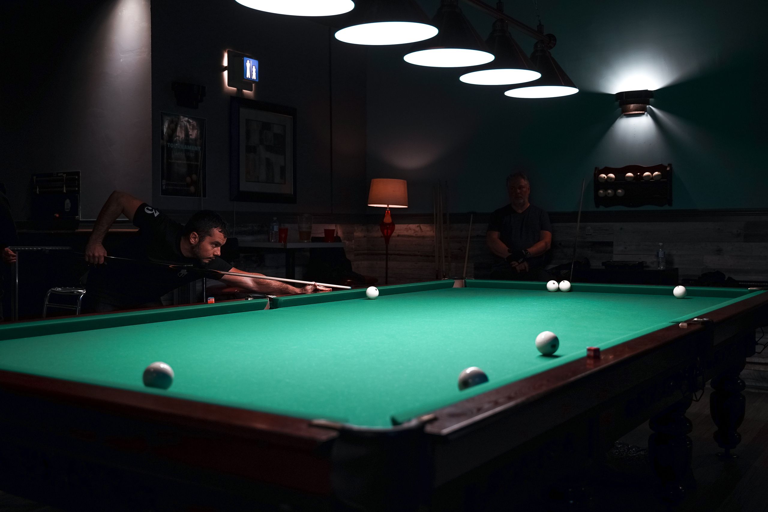Billiard tournir. Creative photograph in Toronto Dmitrii Bondarenko