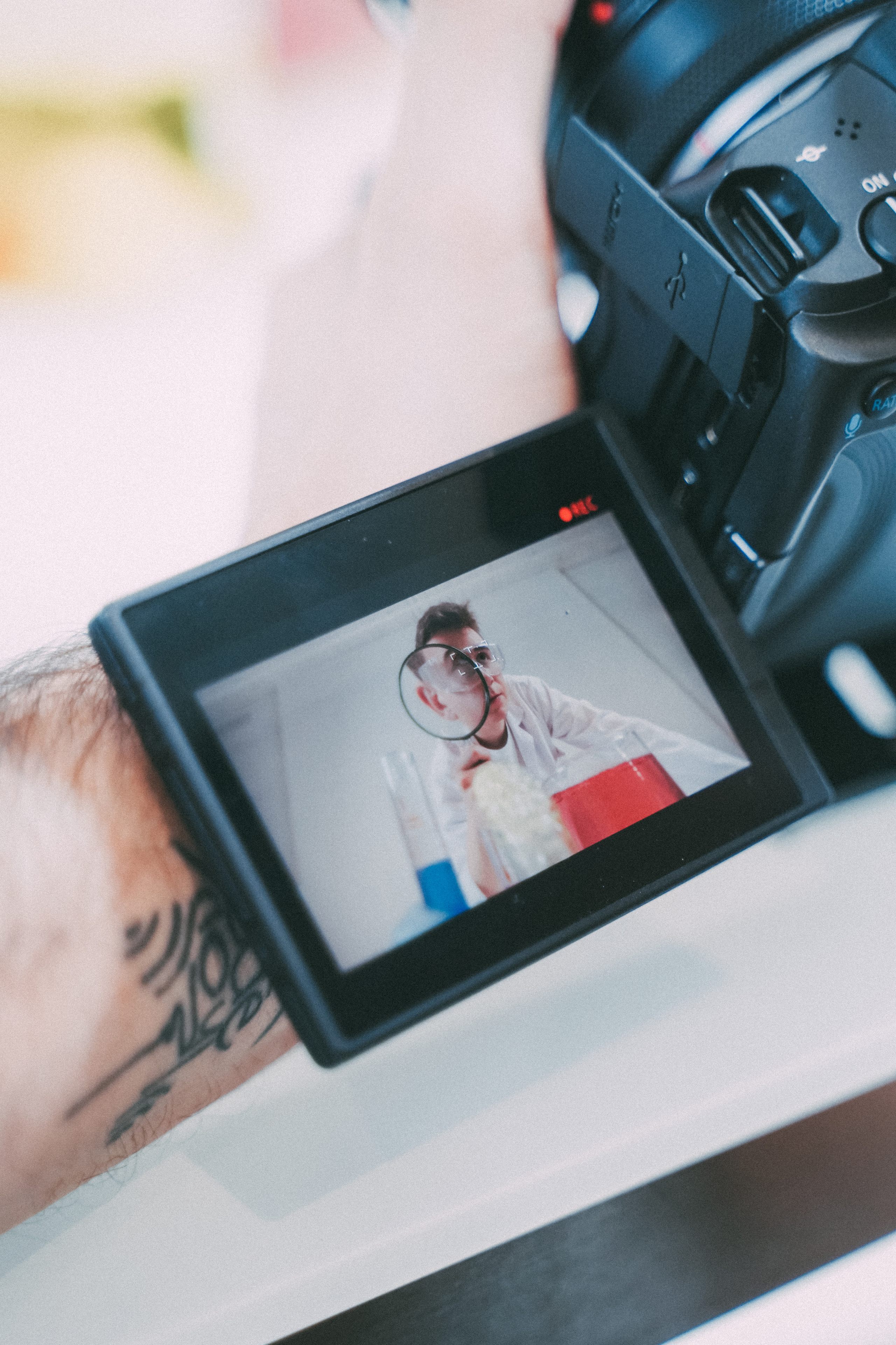 Backstage music video. Creative photograph in Toronto Dmitrii Bondarenko