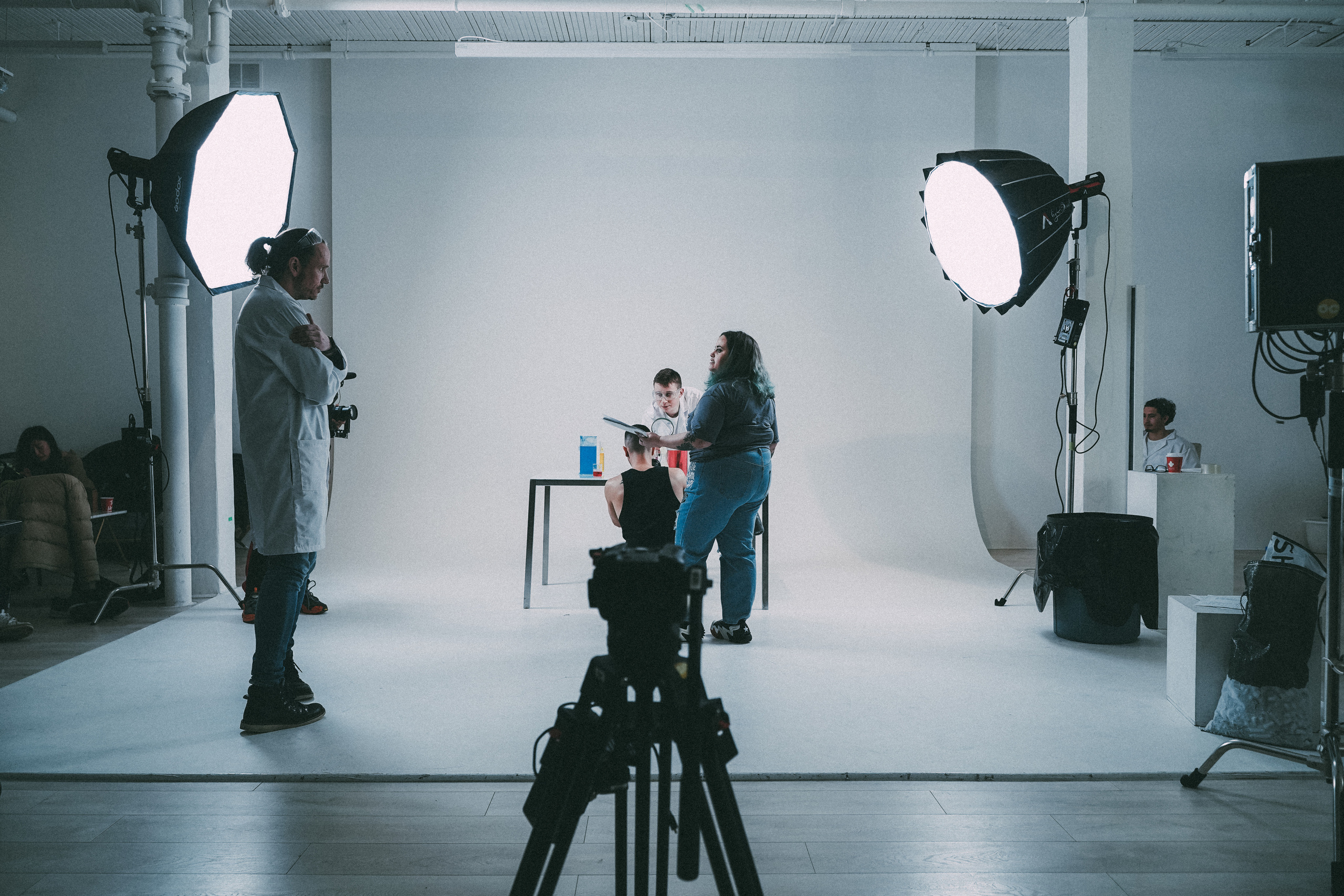 Backstage music video. Creative photograph in Toronto Dmitrii Bondarenko