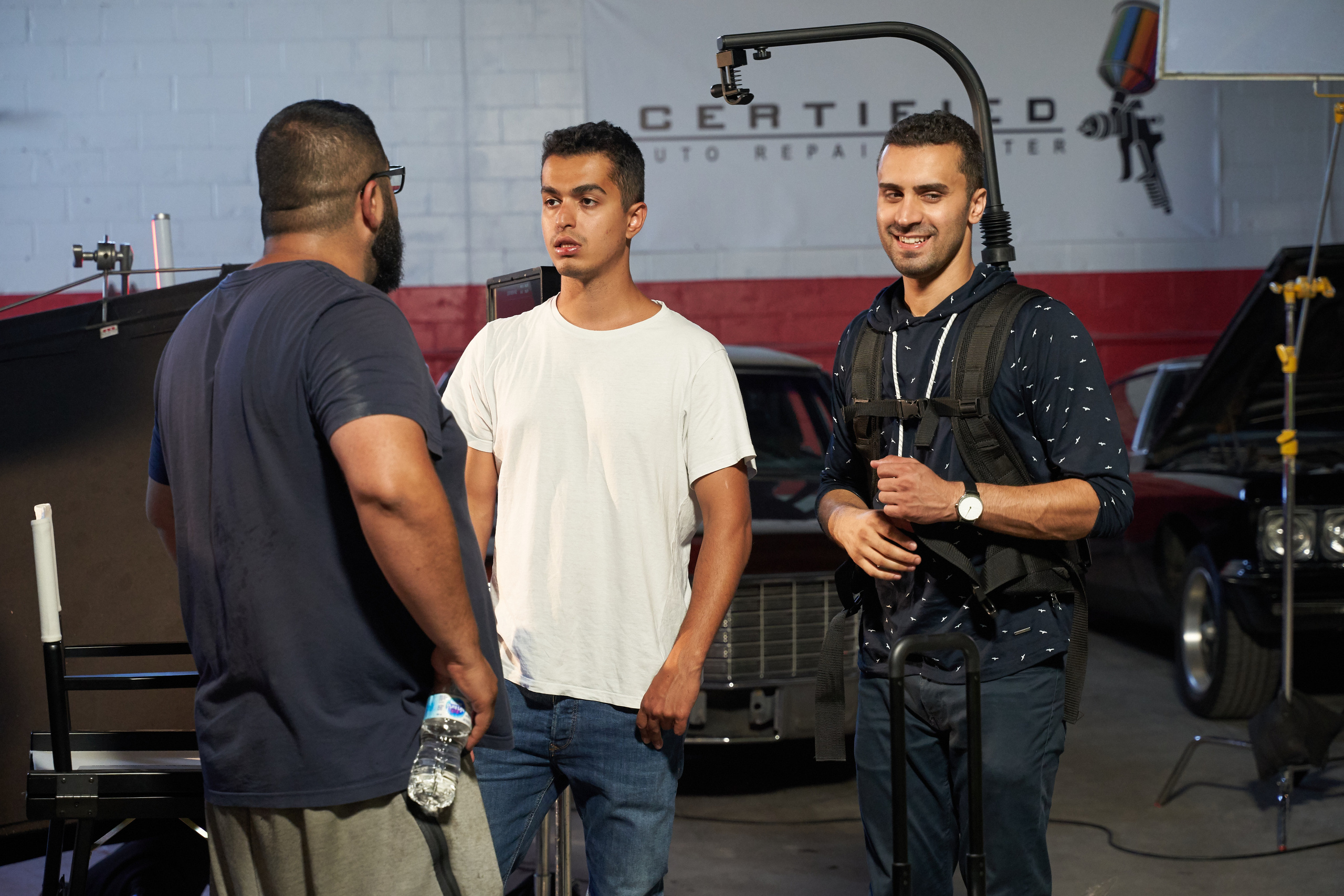 Backstage music video “Mamasita”. Creative photograph in Toronto Dmitrii Bondarenko