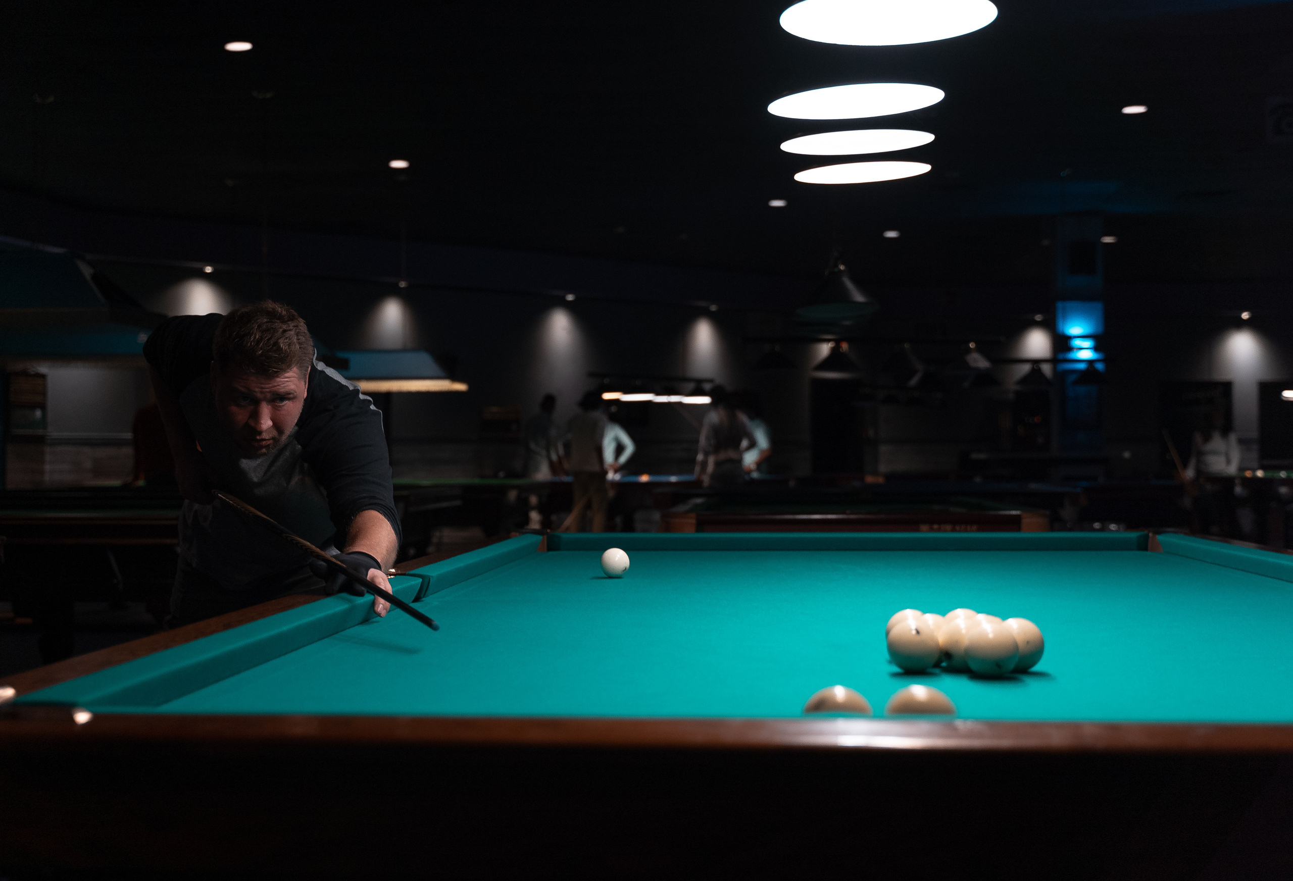 Billiard tournir. Creative photograph in Toronto Dmitrii Bondarenko