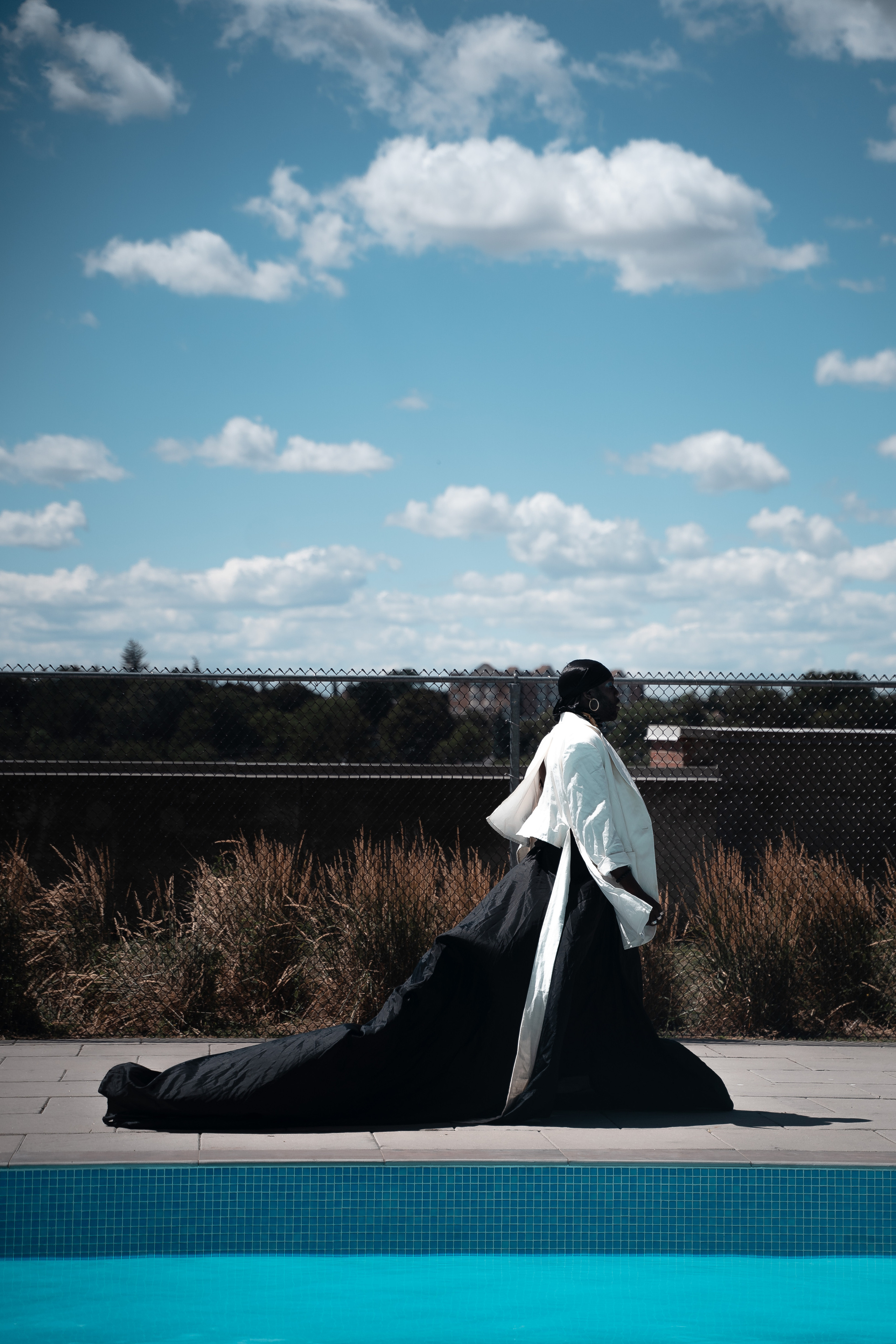 Brandyn in the pool. Creative photograph in Toronto Dmitrii Bondarenko
