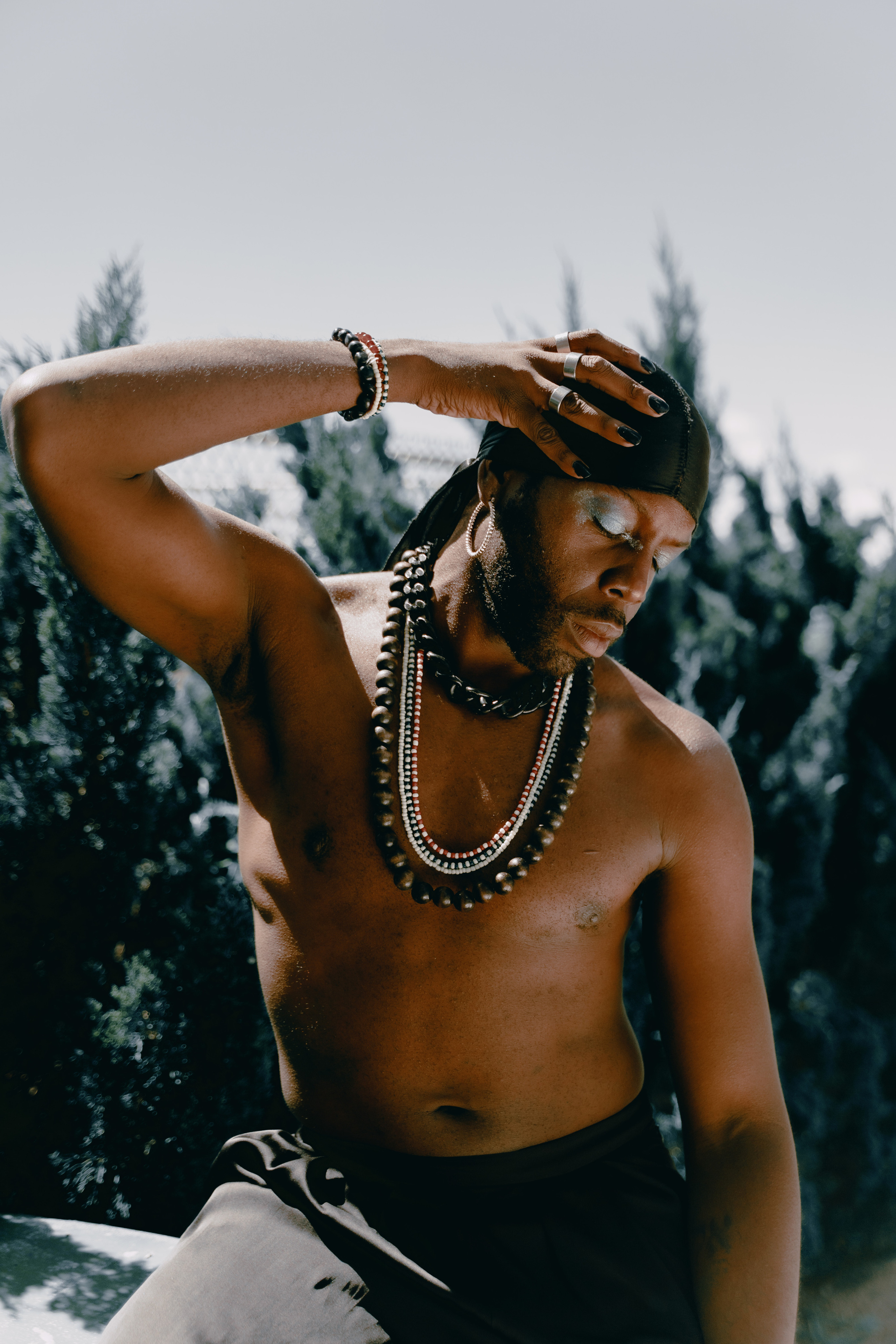 Brandyn in the pool. Creative photograph in Toronto Dmitrii Bondarenko