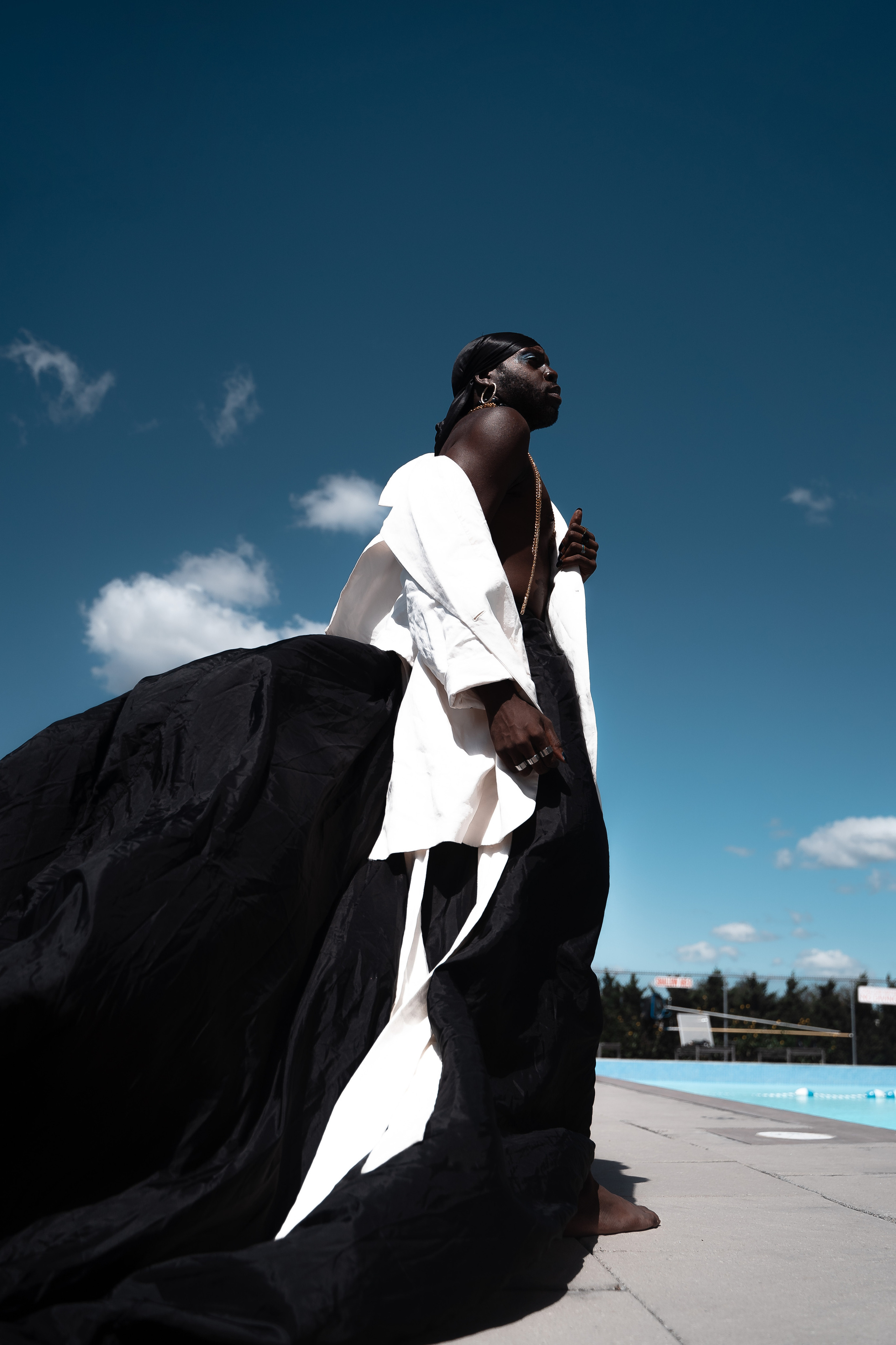 Brandyn in the pool. Creative photograph in Toronto Dmitrii Bondarenko