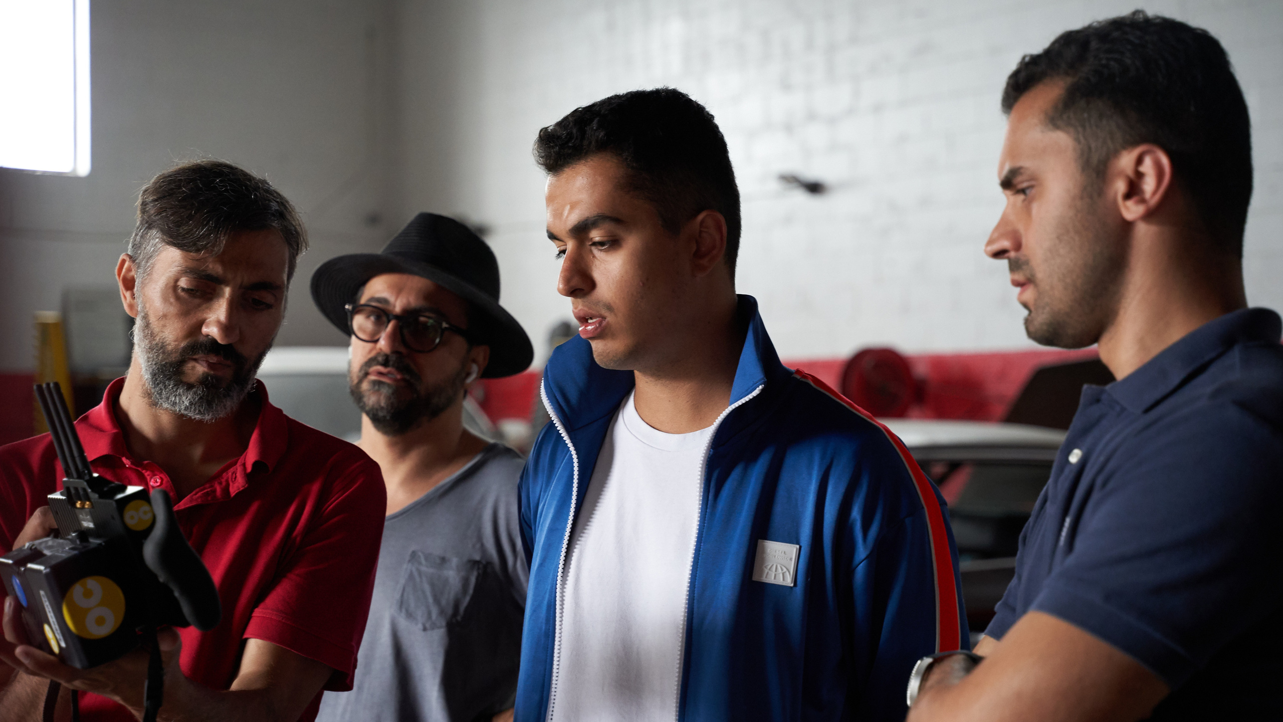 Backstage music video “Mamasita”. Creative photograph in Toronto Dmitrii Bondarenko