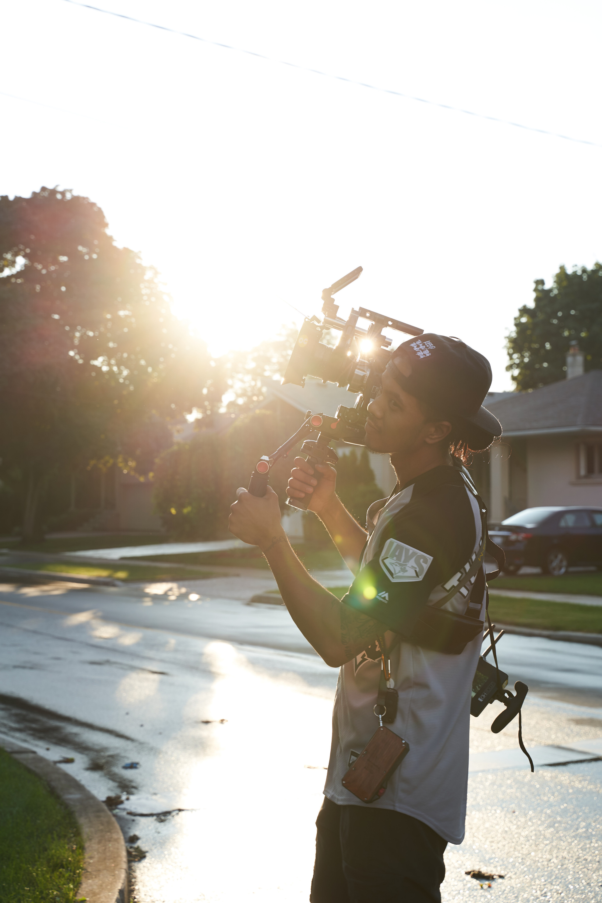 Backstage music video “Mamasita”. Creative photograph in Toronto Dmitrii Bondarenko