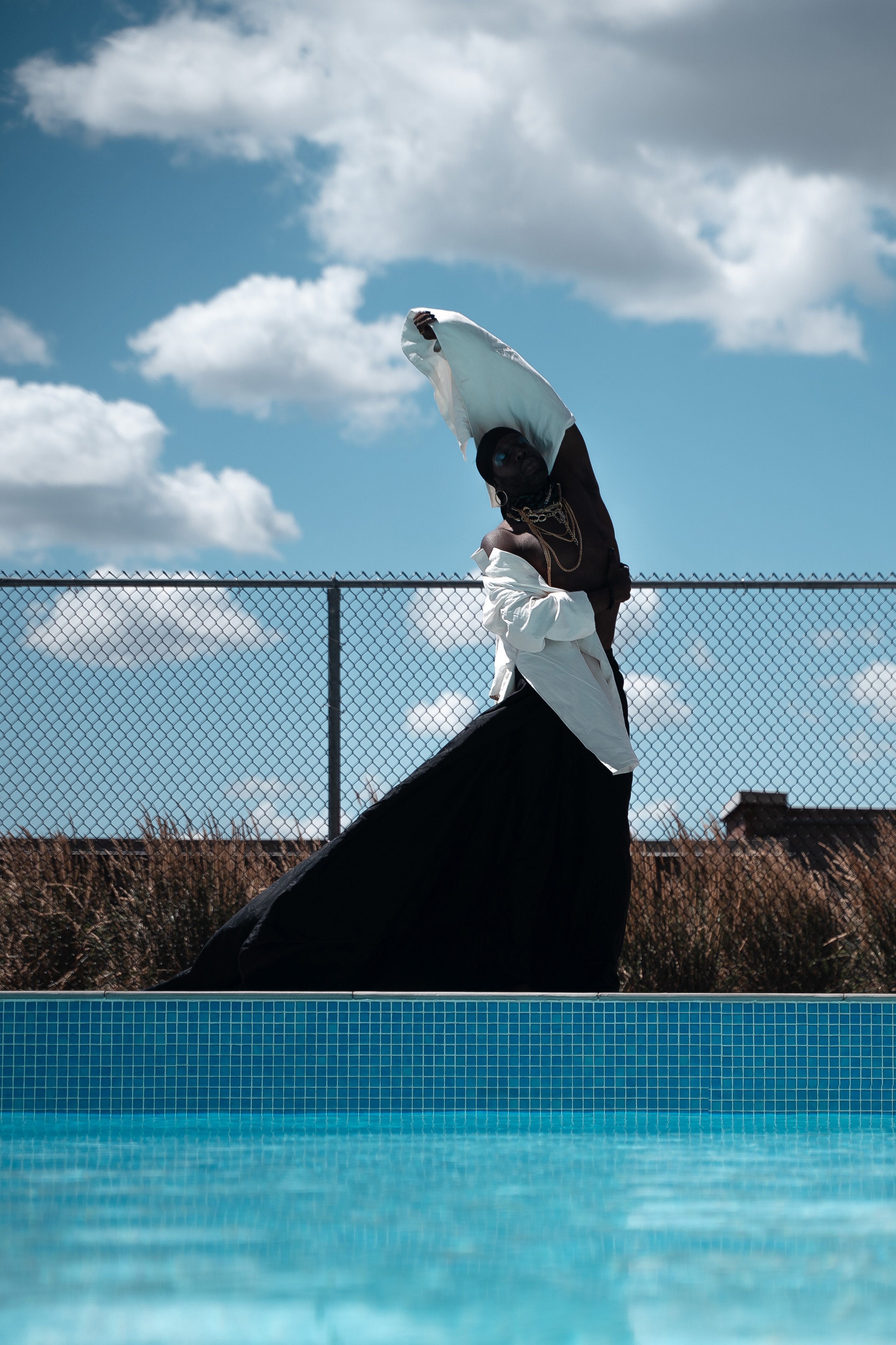Brandyn in the pool. Creative photograph in Toronto Dmitrii Bondarenko