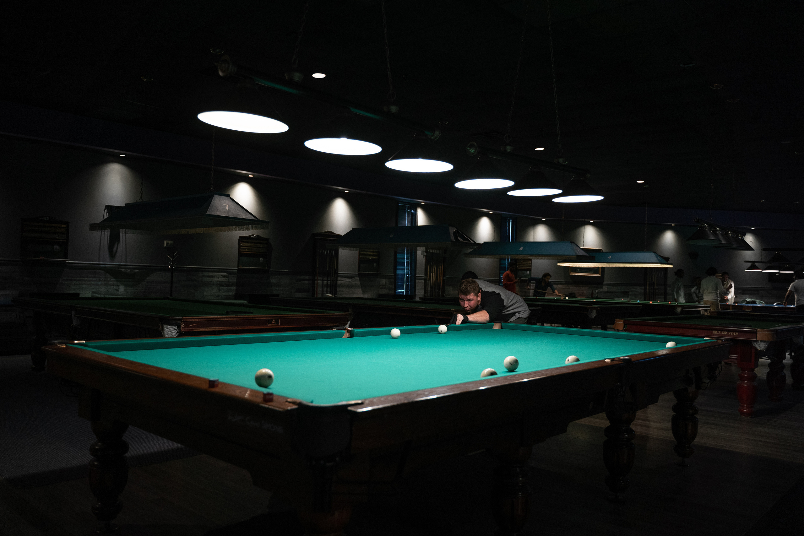 Billiard tournir. Creative photograph in Toronto Dmitrii Bondarenko