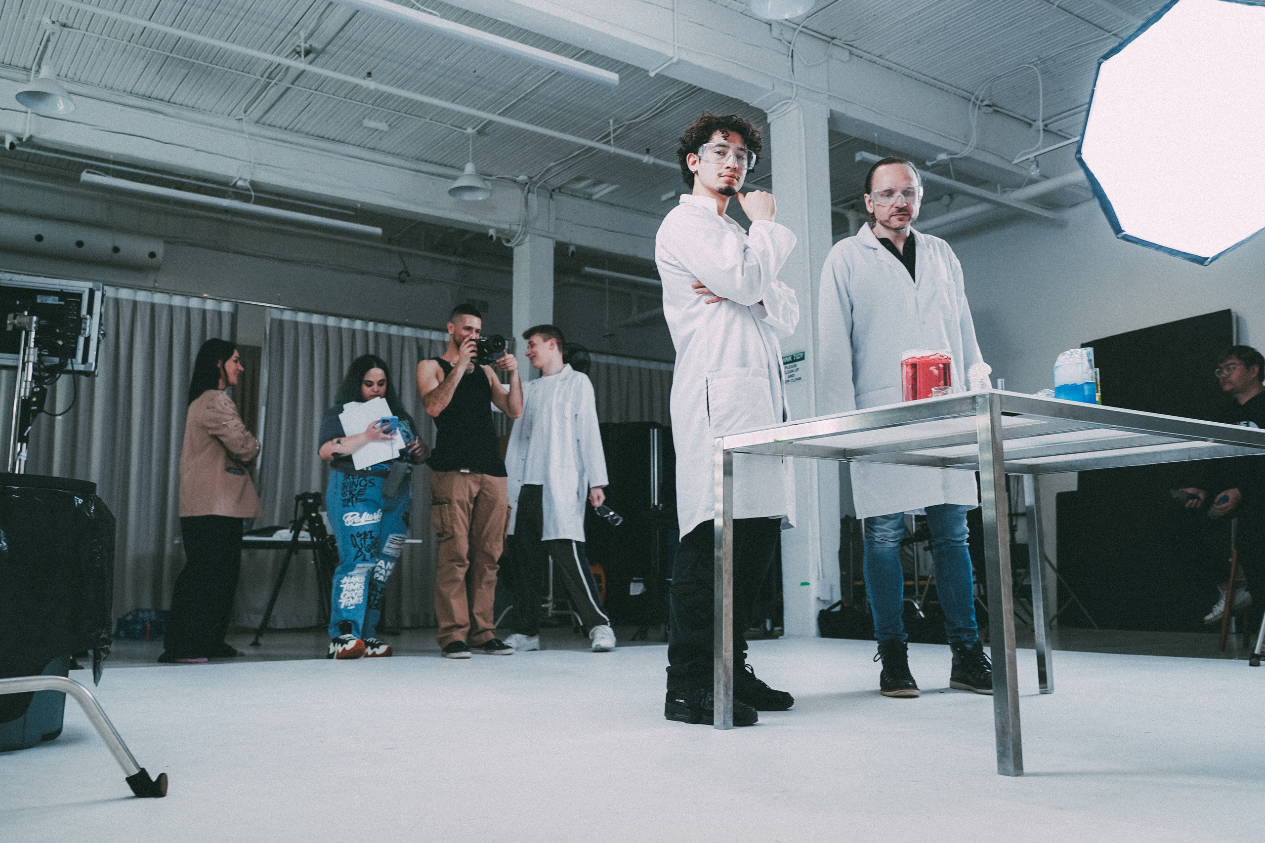 Backstage music video. Creative photograph in Toronto Dmitrii Bondarenko