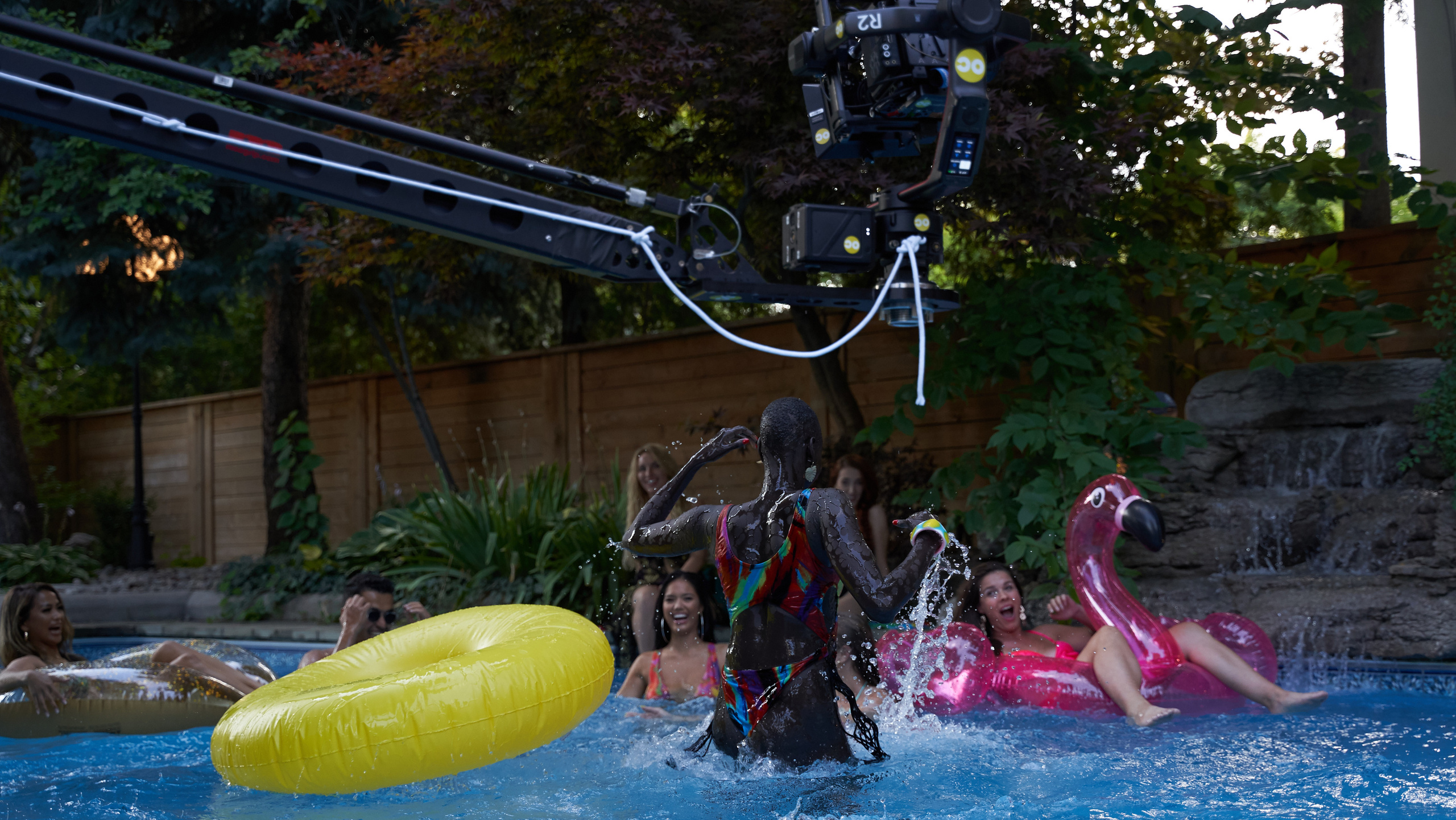 Backstage music video “Mamasita”. Creative photograph in Toronto Dmitrii Bondarenko